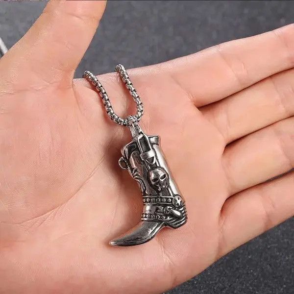 Jewelry Kawakami x Aika Cowboy Boots Skull Pendants Necklaces Size ONE SIZE - 5 Thumbnail