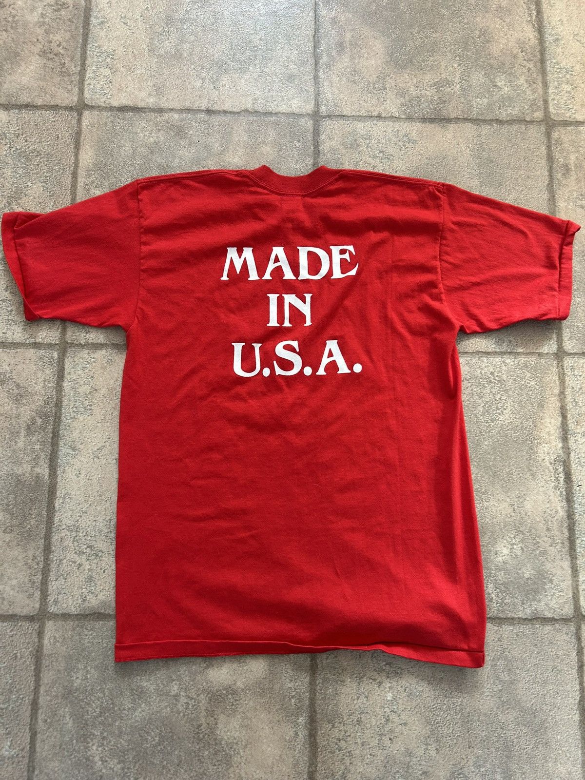 Vintage Vintage 1980s single stitched Alaska Solidarity tshirt Size US L / EU 52-54 / 3 - 3 Thumbnail