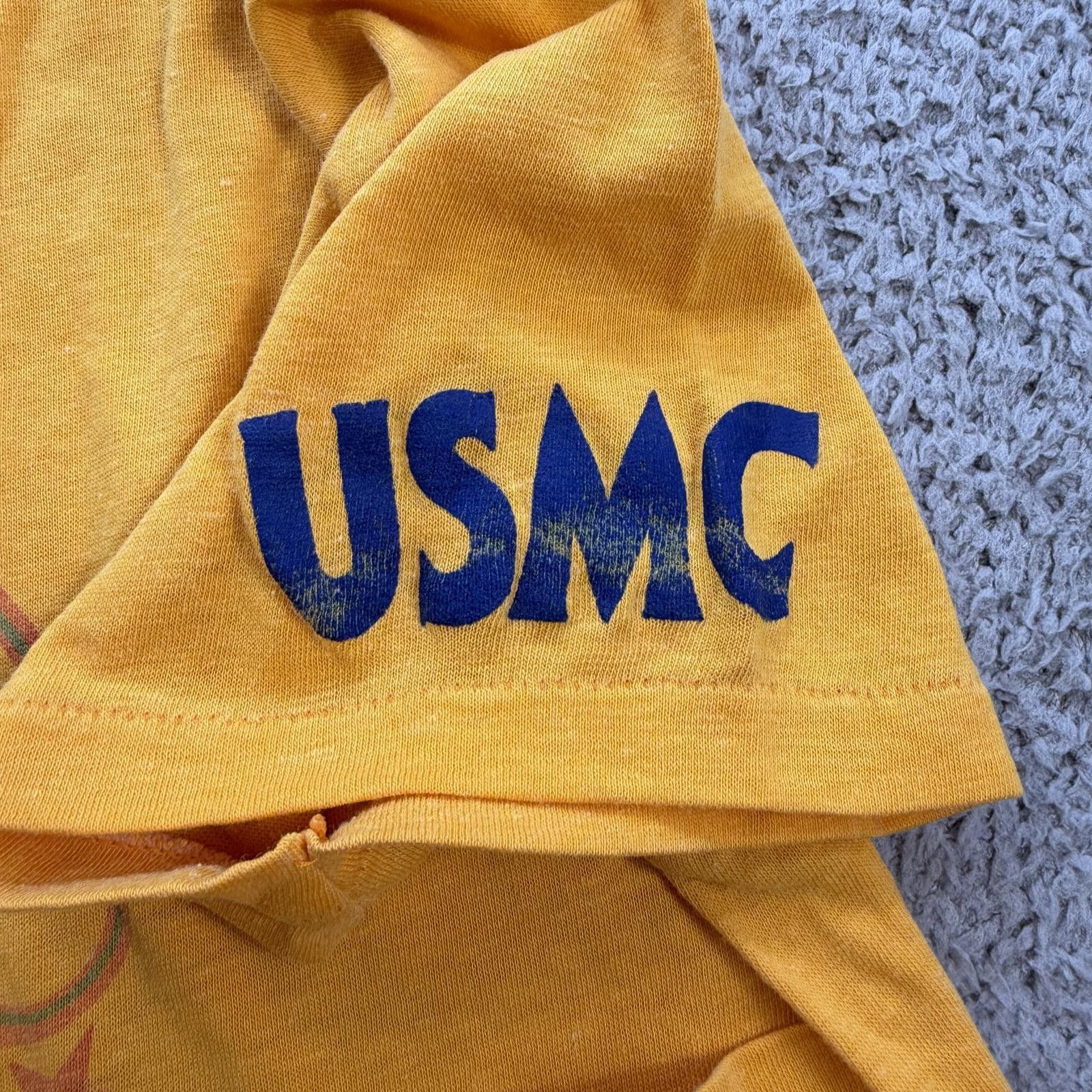 Velva Sheen Vintage 1986 Marine Corps Marathon T Shirt Velva Sheen USMC Size US L / EU 52-54 / 3 - 6 Thumbnail