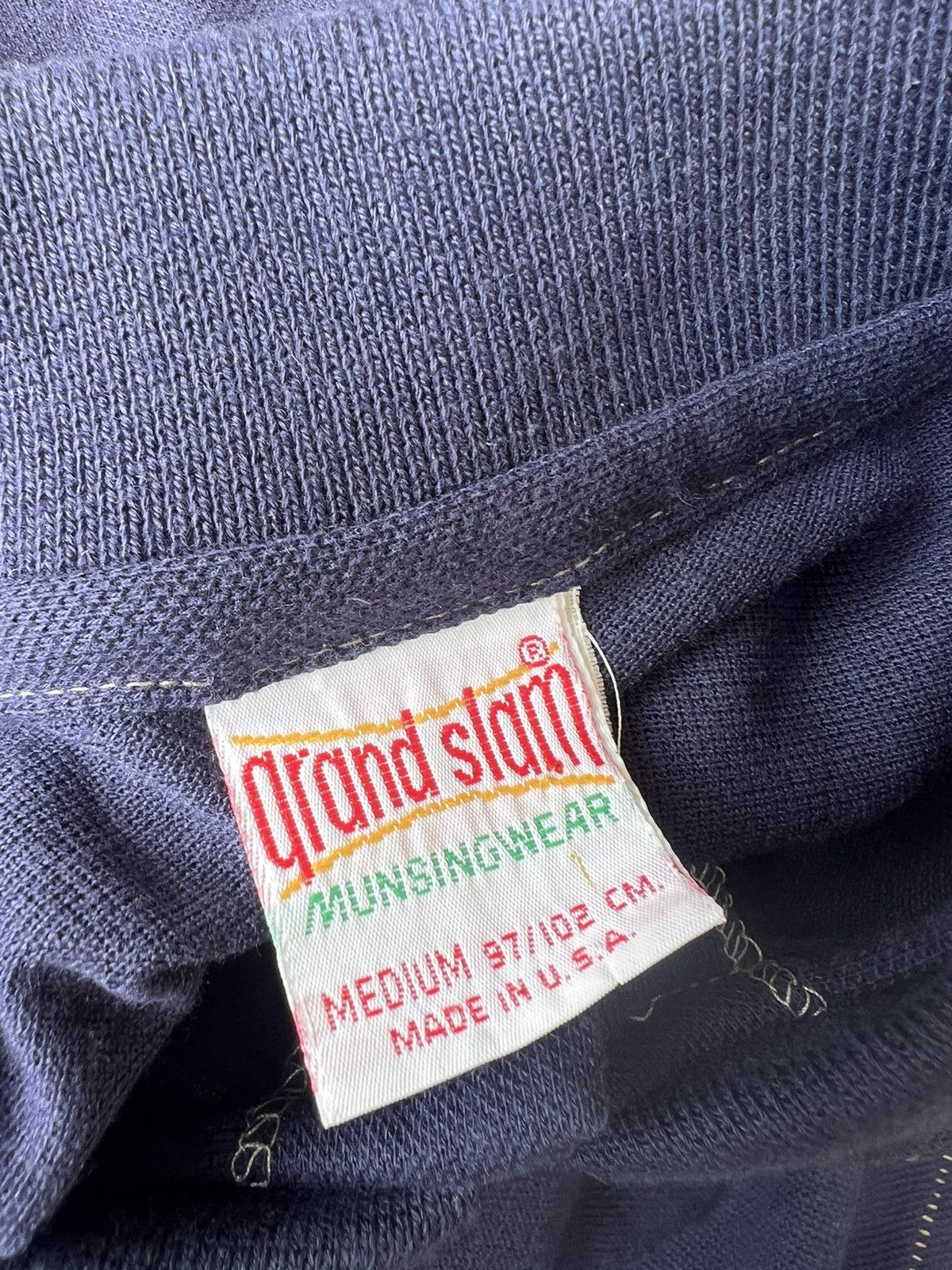 Grand Slam × Vintage Vintage 80s Grand Slam Munsingwear Polo Shirt Size US M / EU 48-50 / 2 - 16 Thumbnail