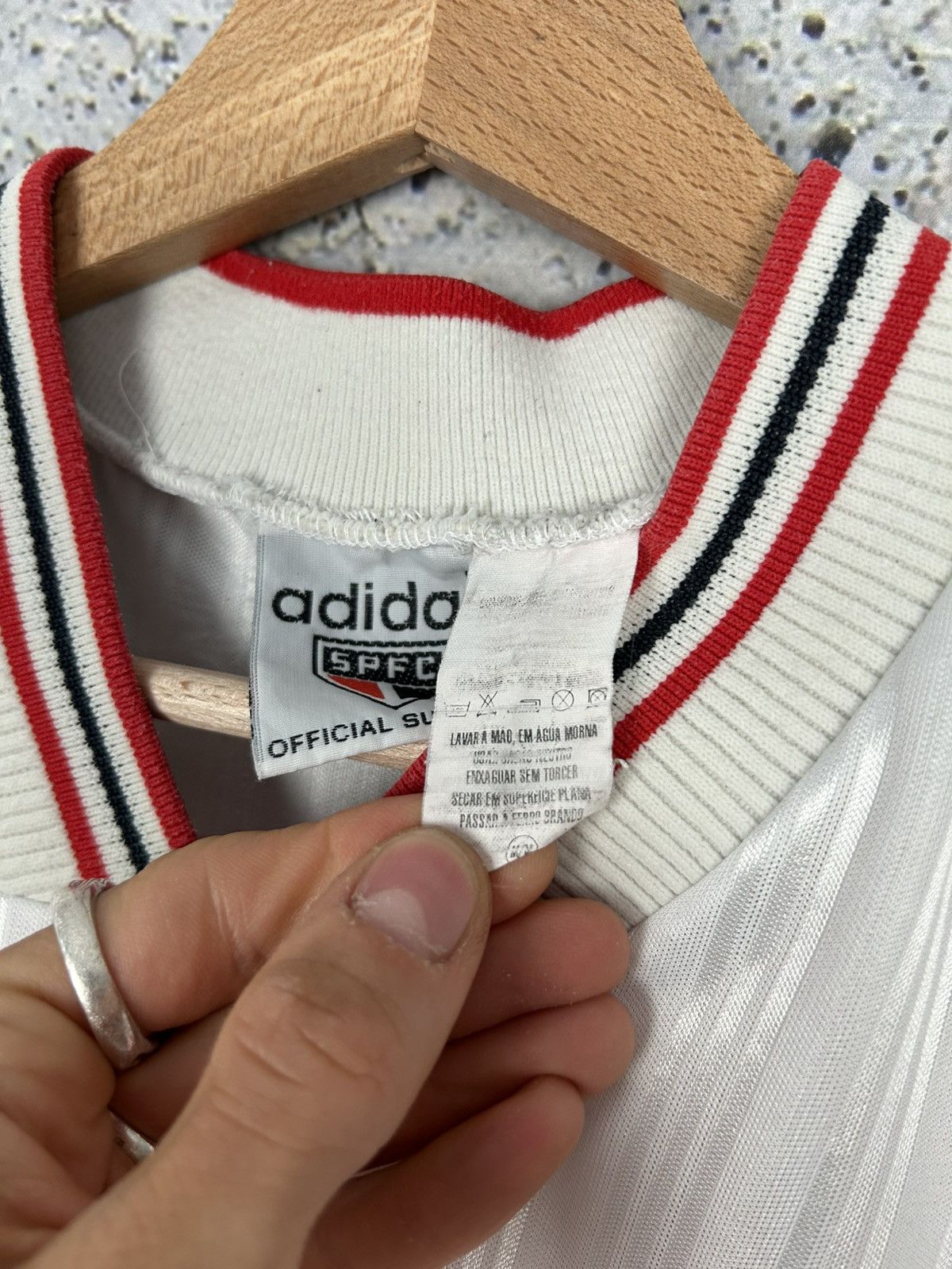 Adidas Vintage Adidas Sao Paolo 90s Soccer Jersey Football #7 Rare Size US M / EU 48-50 / 2 - 9 Thumbnail
