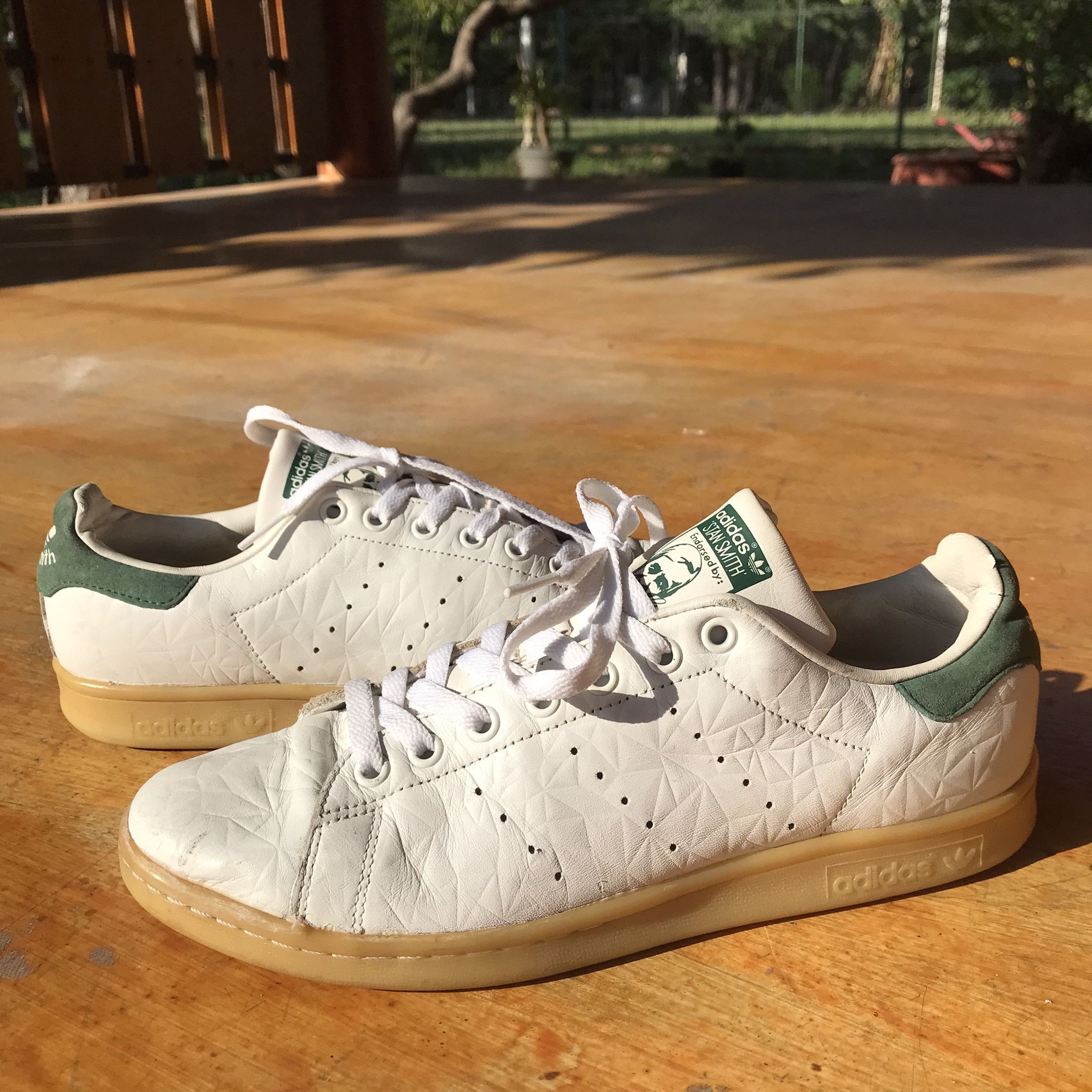 Adidas Adidas Originals Stan Smith Iconic White green heltab 42 2/3 Size US 9.5 / EU 42-43 - 1 Thumbnail