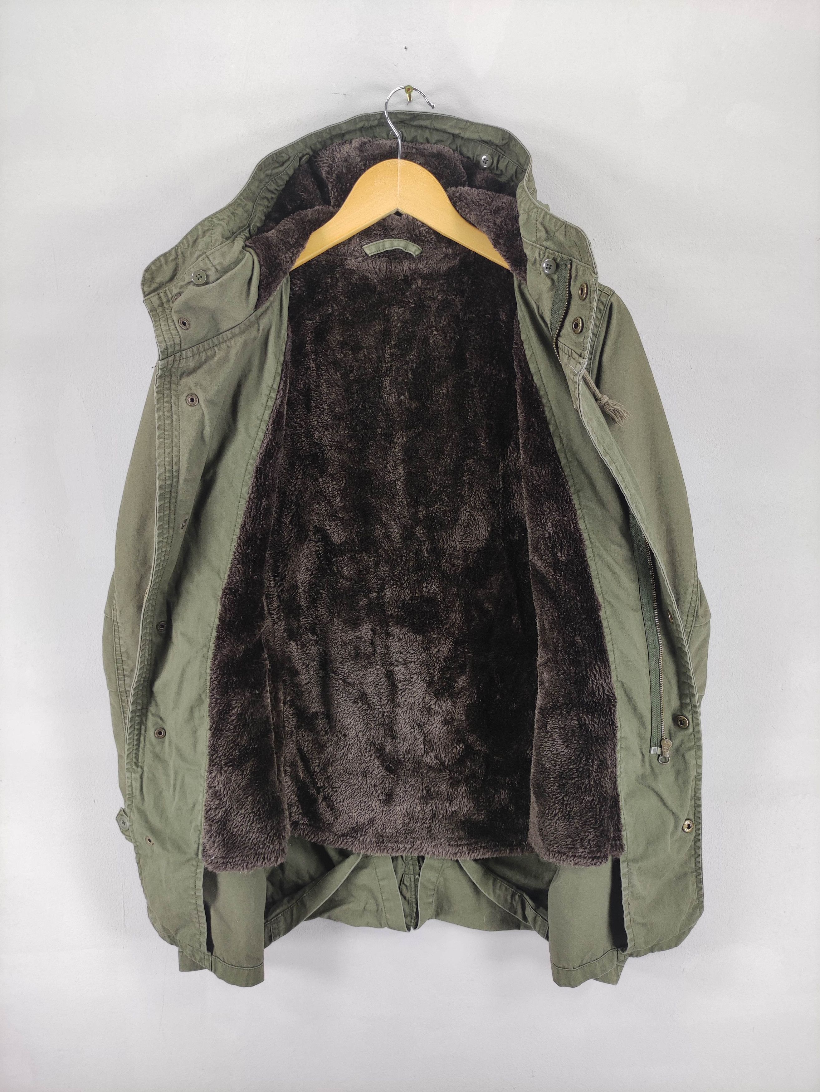 GU Vintage Gu Parka Hooded Jacket Lined Fleece Size US S / EU 44-46 / 1 - 6 Thumbnail