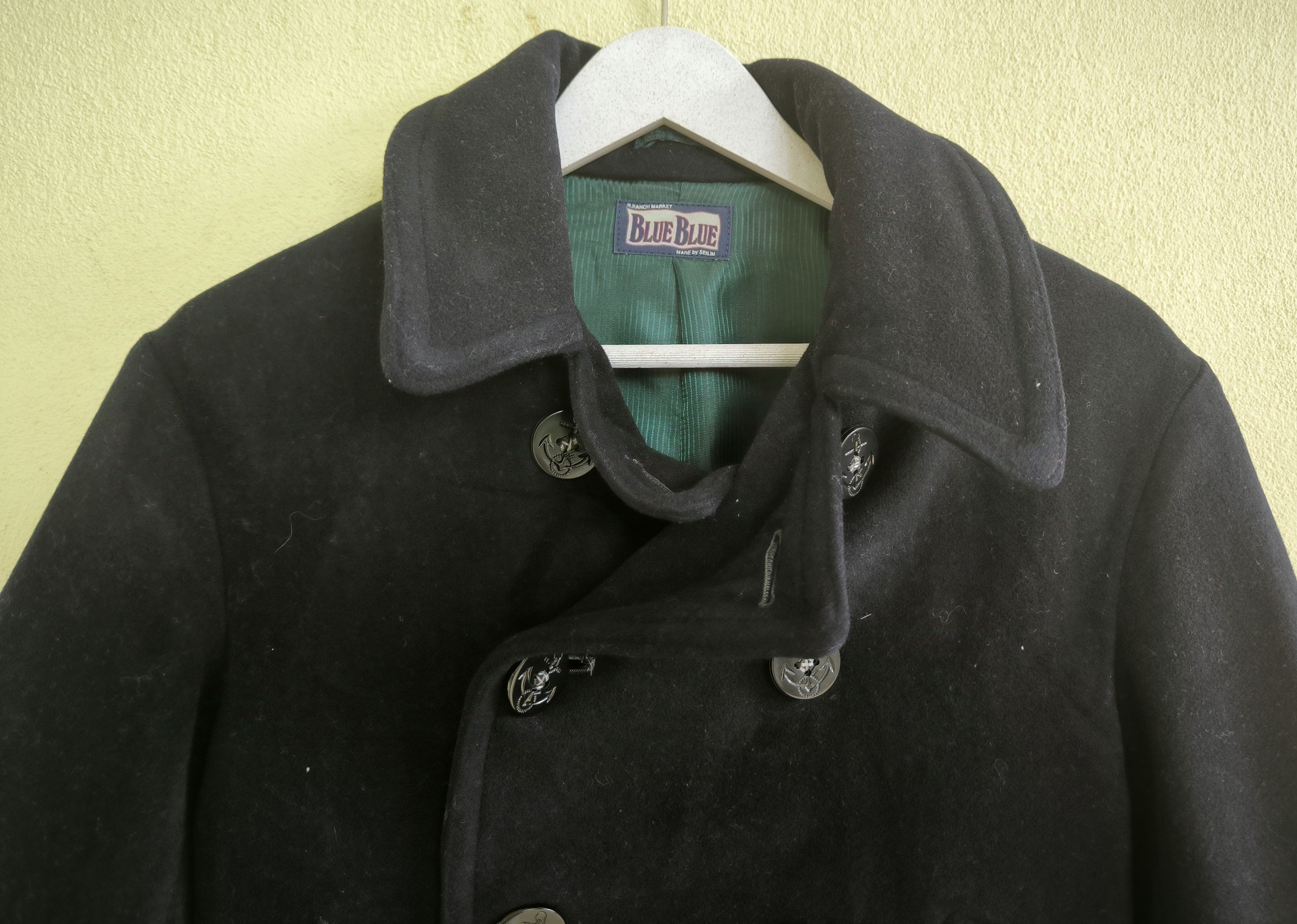 Blue Blue Japan BLUE BLUE JAPAN double breasted wool coat jacket Size US S / EU 44-46 / 1 - 2 Thumbnail