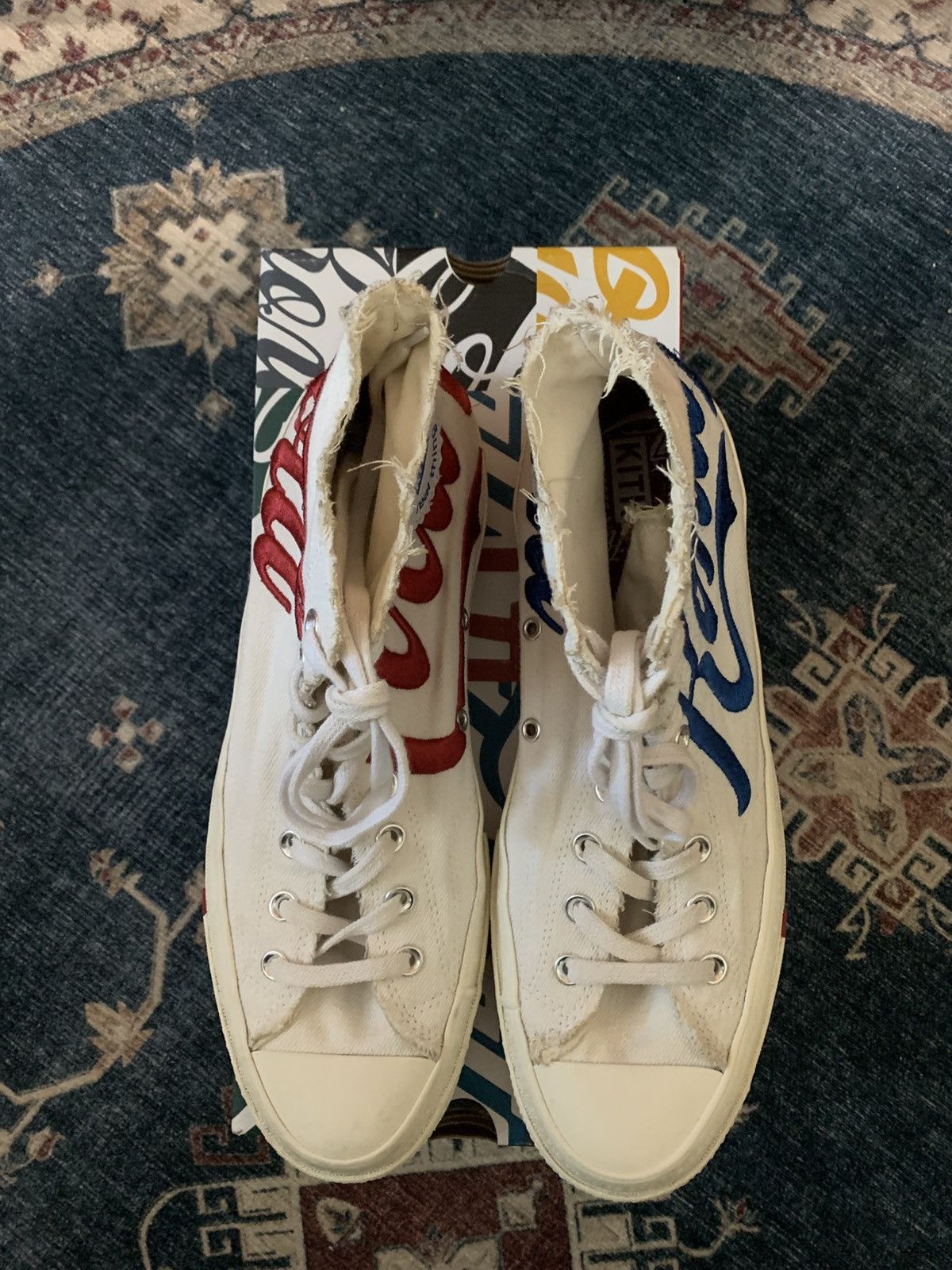 Coca Cola 2018 Kith Coca Cola Converse (White) Size US 11.5 / EU 44-45 - 7 Thumbnail