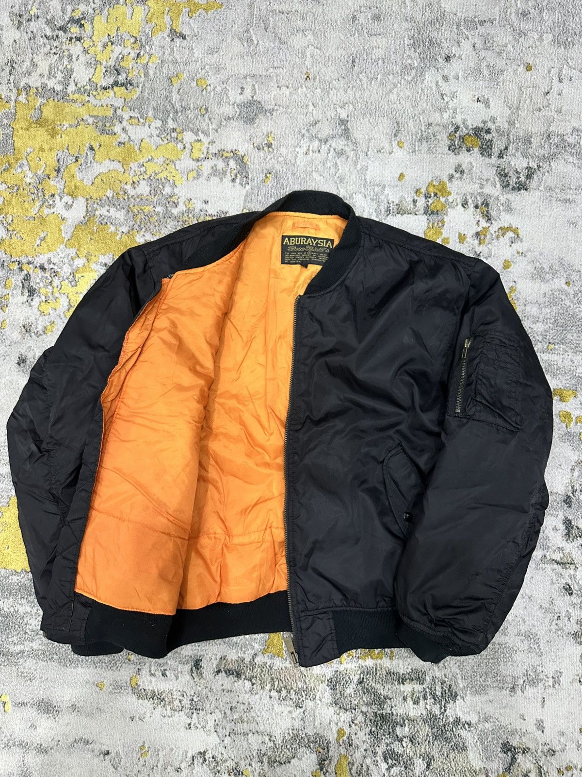 Flight Club Vintage Aburaysia MA-1 Bomber Flight Jacket Size US XL / EU 56 / 4 - 2 Thumbnail