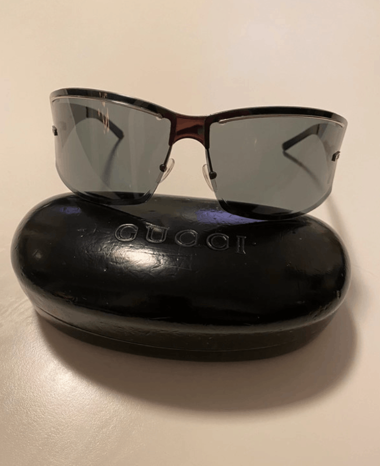 Gucci × Tom Ford × Vintage Gucci Sunglasses Mask Logo Shield GG Sport Vintage Size ONE SIZE - 2 Thumbnail