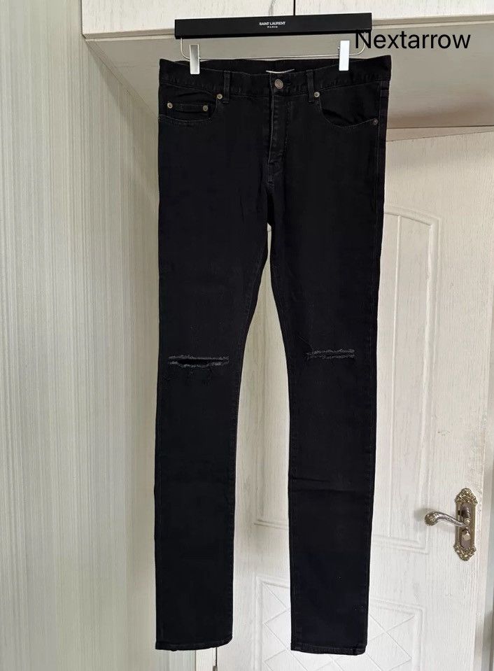 Saint Laurent Paris × Yves Saint Laurent Saint Laurent YSL Knife Cut Jeans2410-Nextarrow Size US 31 - 1 Thumbnail