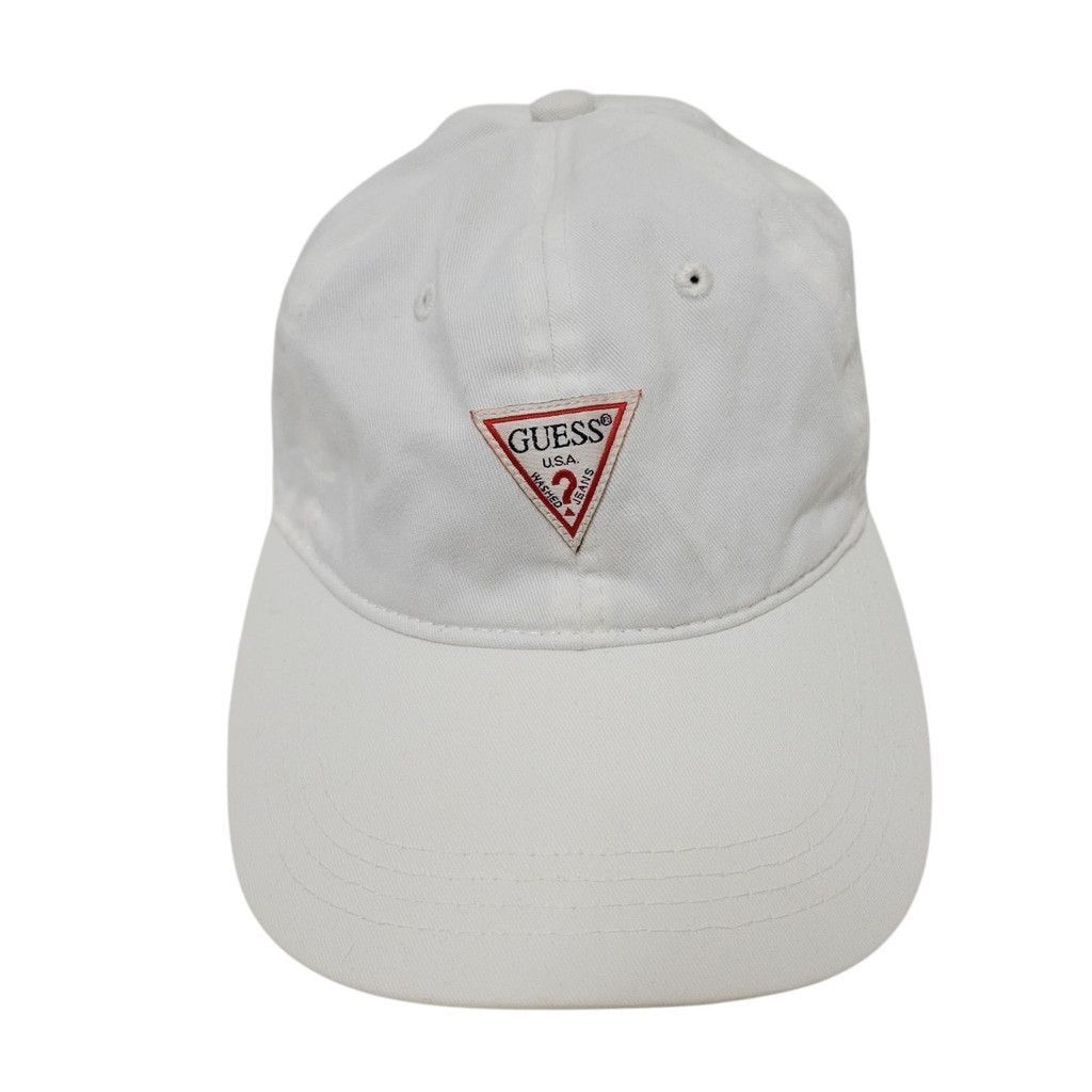 Guess GUESS Women's Basketball Hat White 100% Cotton Size ONE SIZE - 1 Thumbnail
