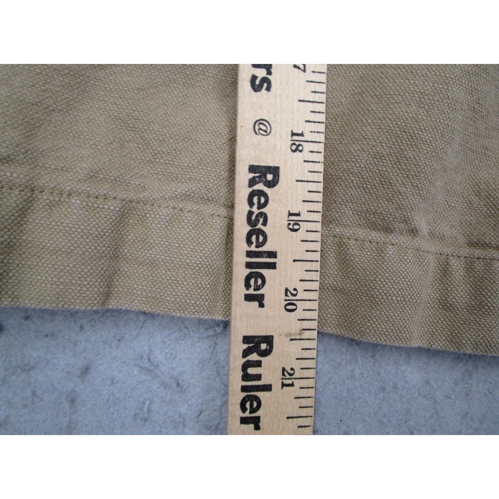 J.Crew VINTAGE J.CREW Shorts Mens 36 Beige Linen Blend Drawstring Chino Button Fly Y2K Size US 33 - 7 Thumbnail