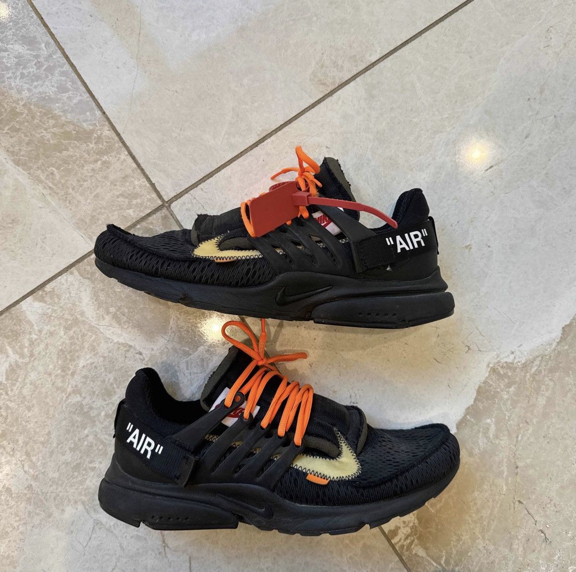 Nike × Off-White Off White X Nike Air Presto 'Black' Size US 12 / EU 45 - 1 Thumbnail