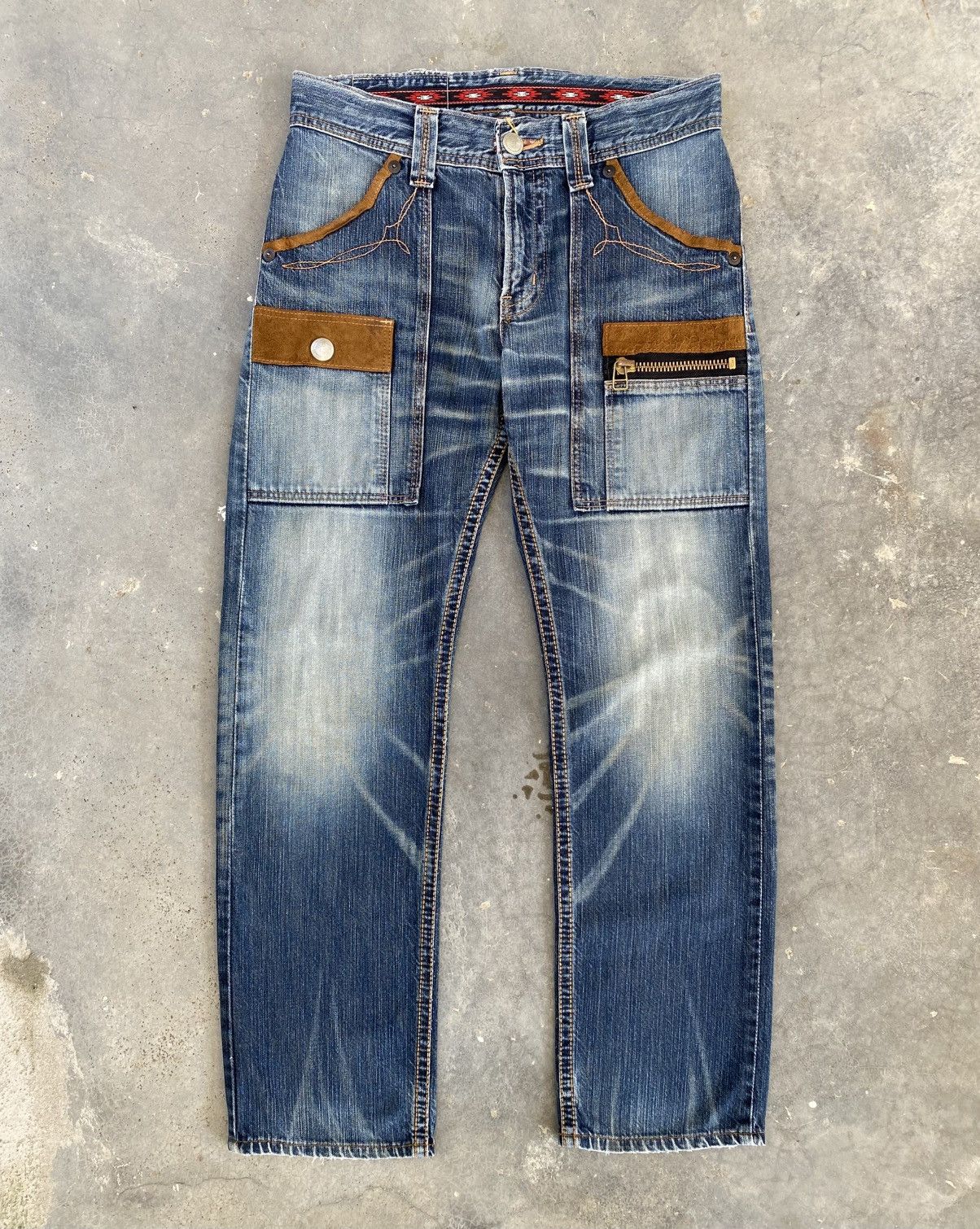 Edwin Vintage Edwin Cowboy Bush Pants Denim Size US 31 - 1 Thumbnail