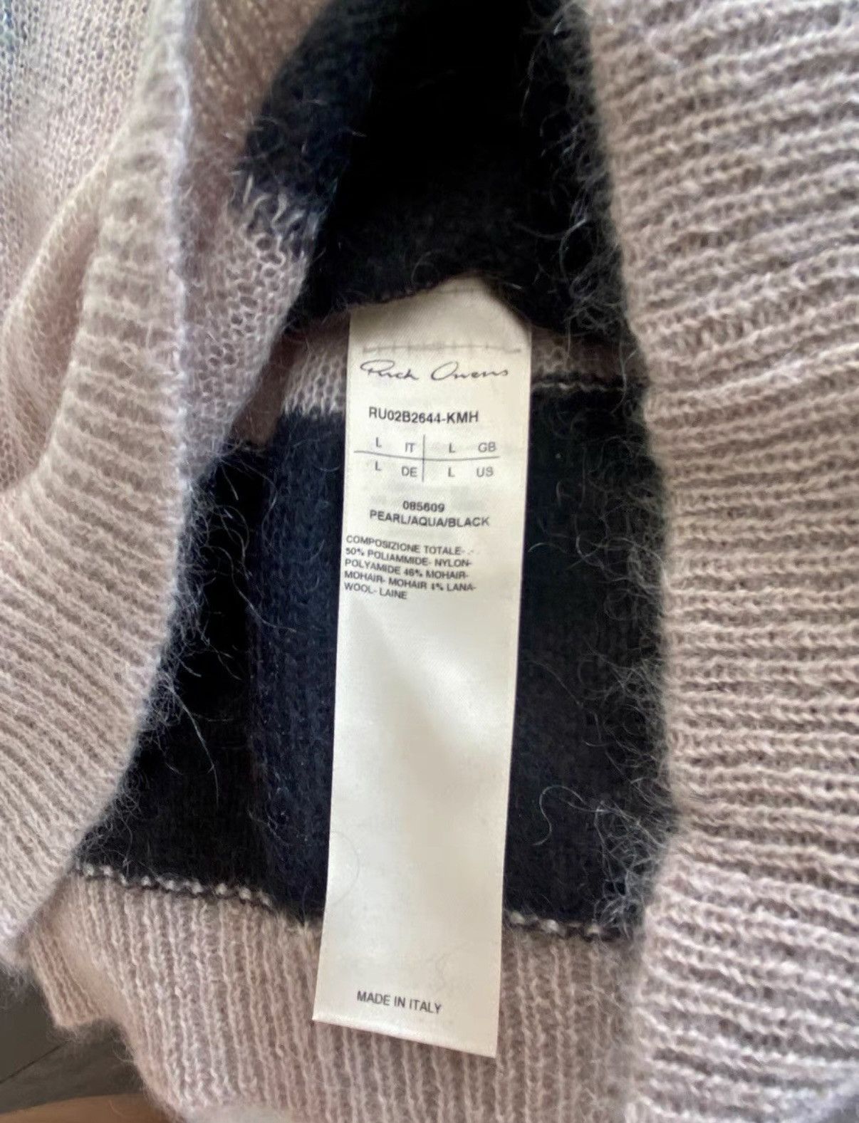 Rick Owens Rick Owens Mainline Larry-Colored Wool Knit Sweater Size US L / EU 52-54 / 3 - 2 Thumbnail