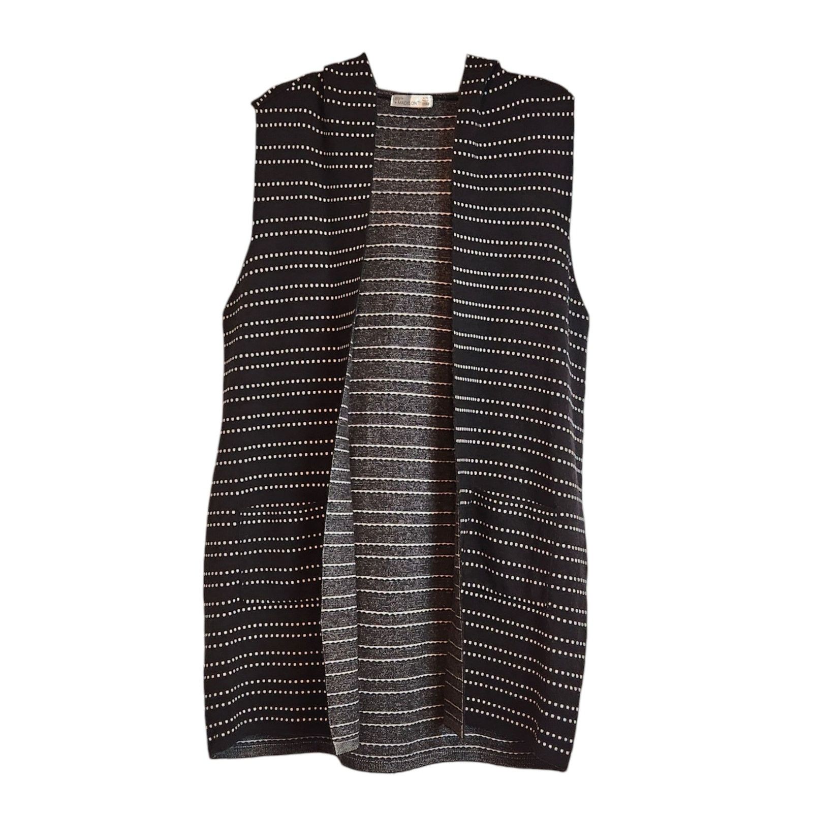 Carter's 89th + Madison Black & White Duster Size XL NWT, Small Flaw Size XL / US 12-14 / IT 48-50 - 1 Thumbnail