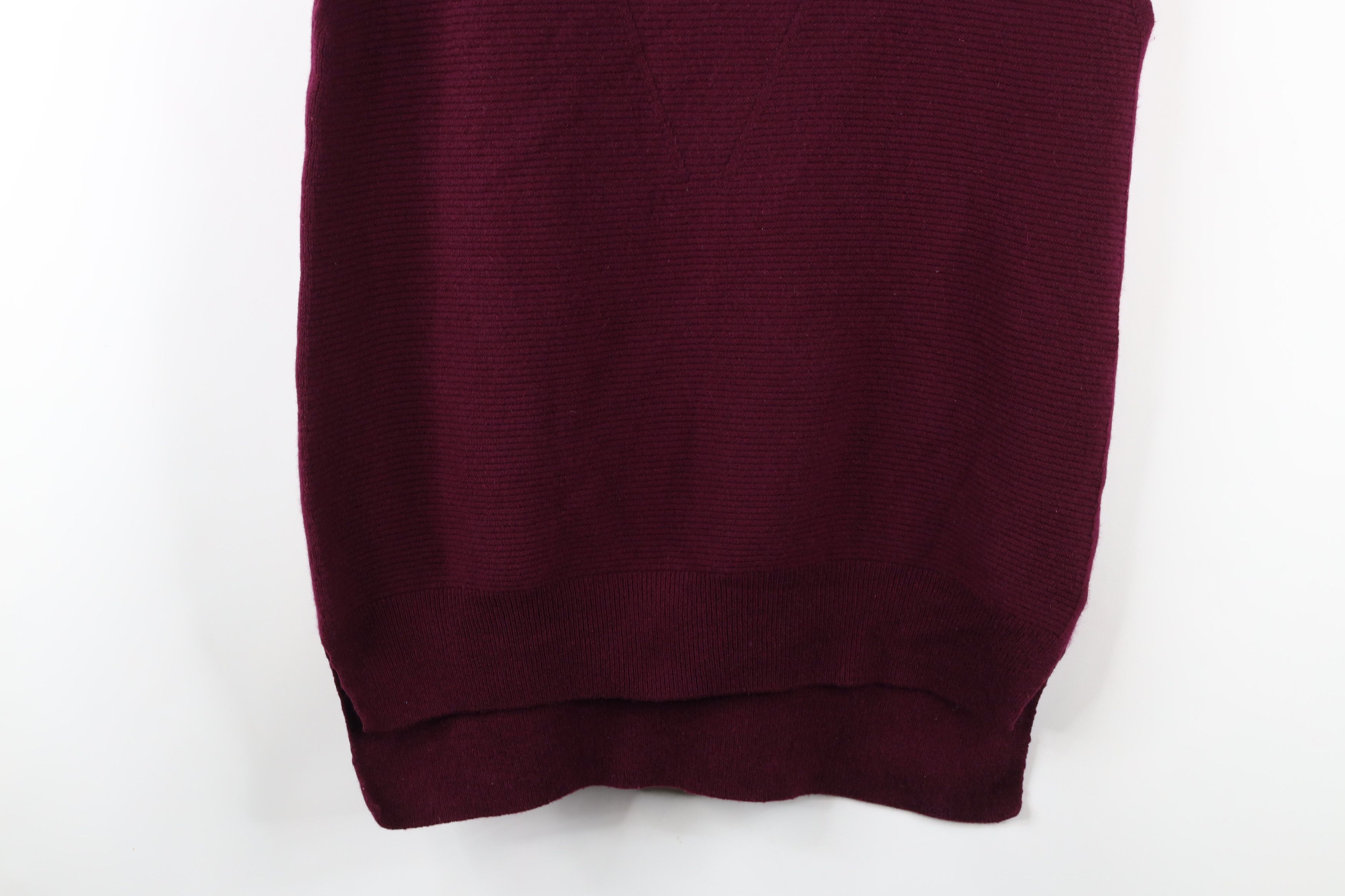 Vintage Vintage Y2K Babydoll Sleeveless Cashmere Ribbed Knit Sweater Size XXL / US 16-18 / IT 52-54 - 3 Thumbnail