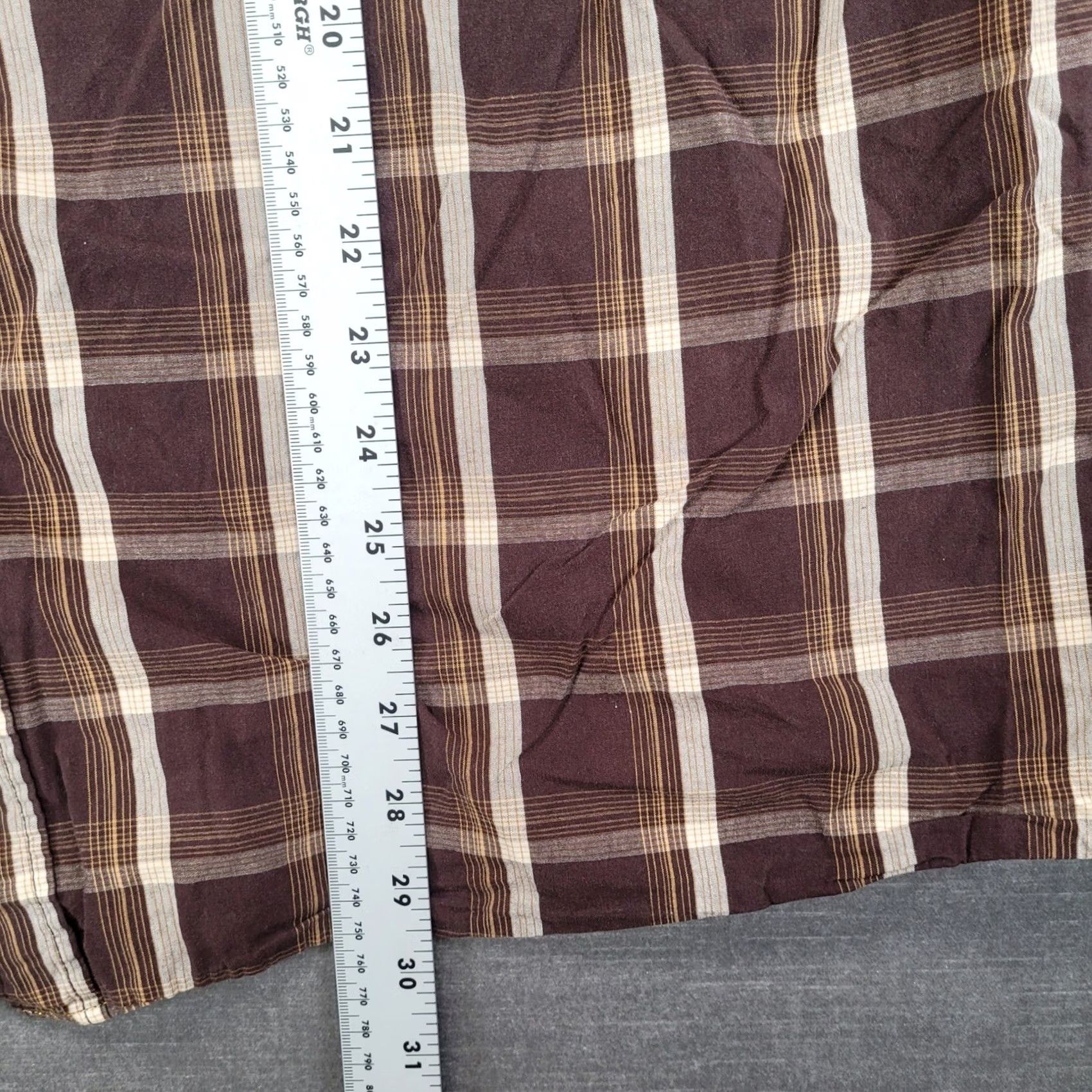 Southpole Southpole Premium Mens 3XL Plaid Western Shirt Long Sleeve Pearl Snap Brown Size US XXL / EU 58 / 5 - 3 Thumbnail
