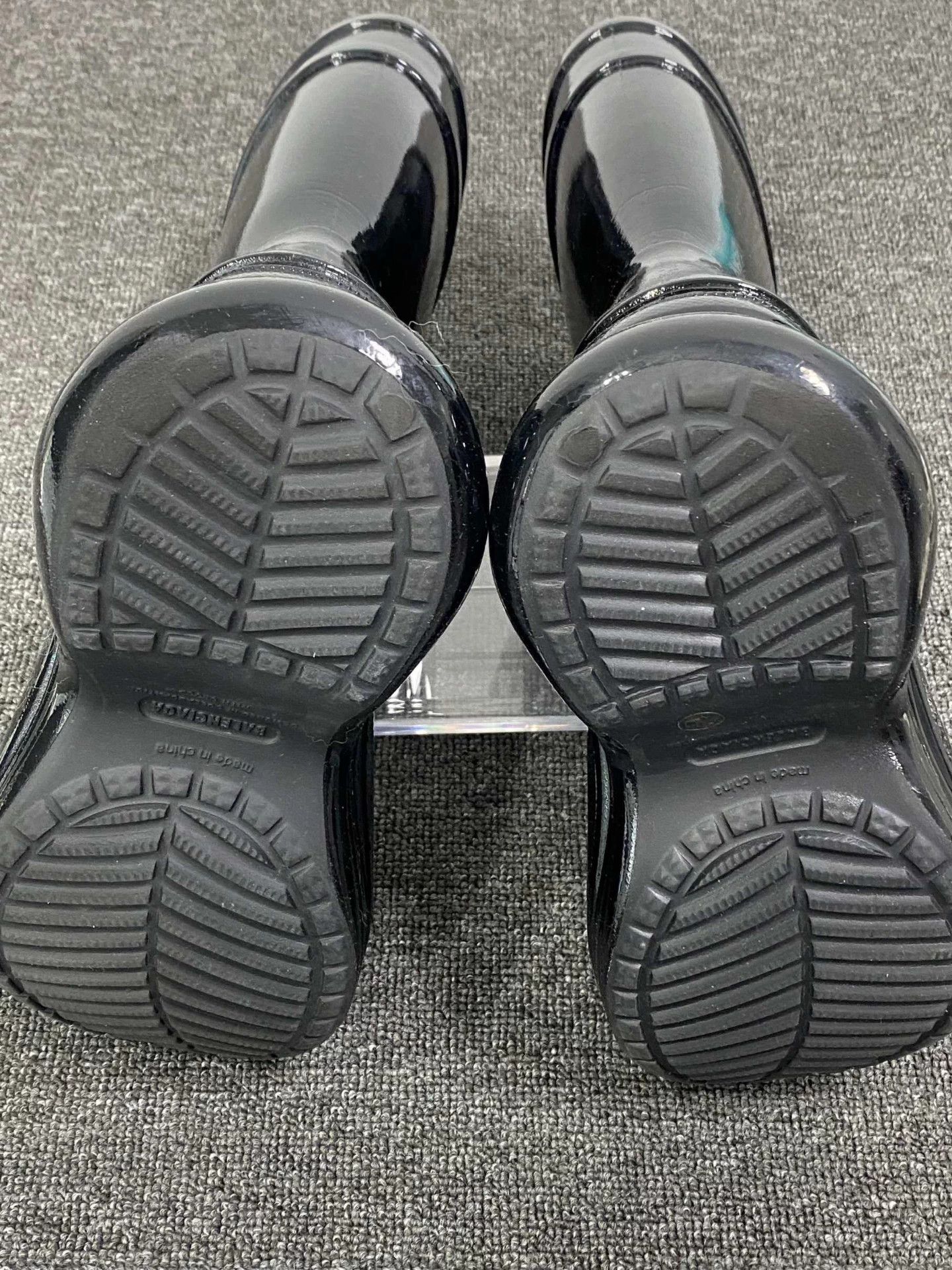 Balenciaga Balenciaga CROCS Logo Round Toe Tall Boots Size US 6.5 / IT 36.5 - 6 Thumbnail
