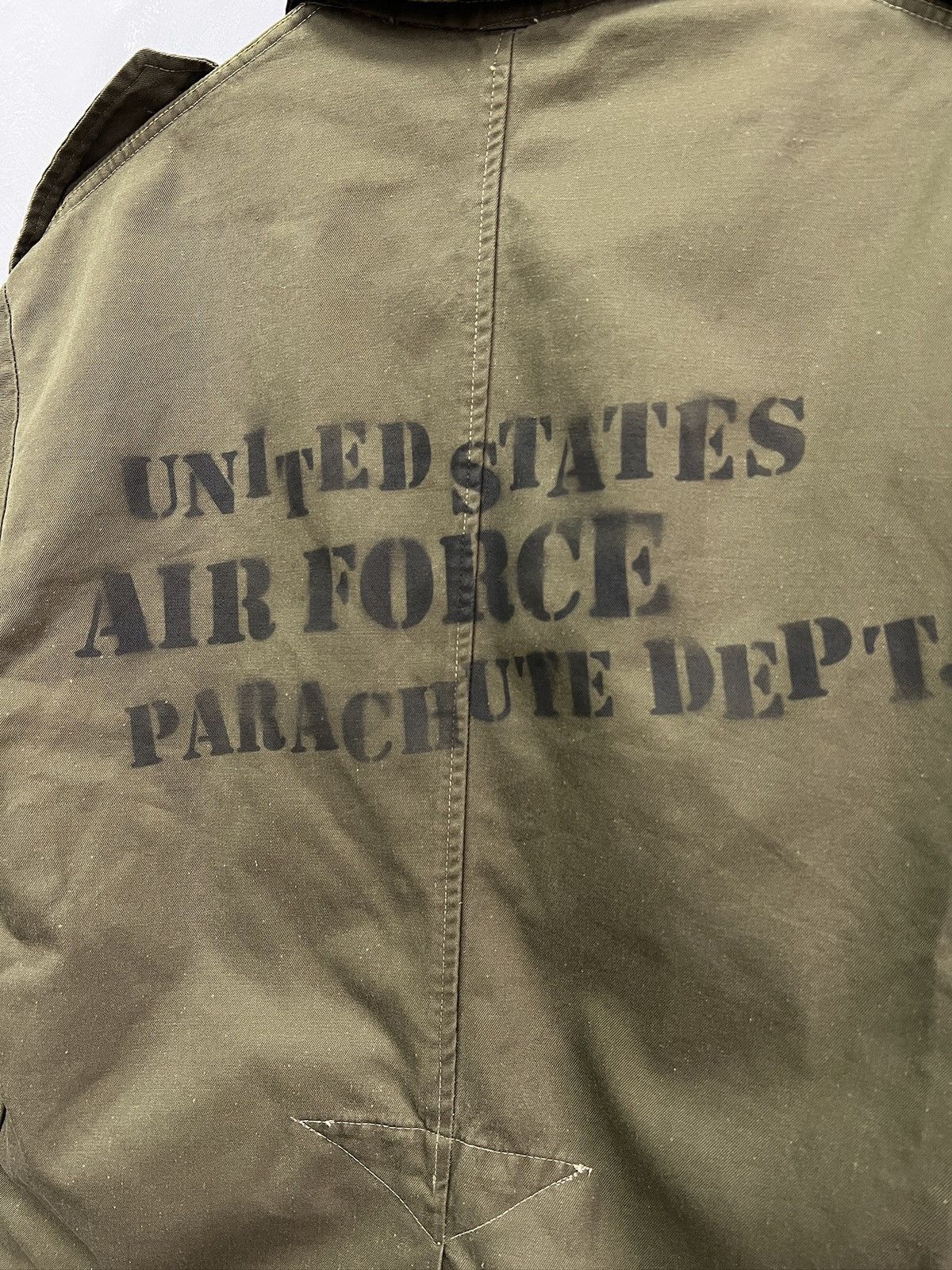 Le Laboureur 90s archive custom made USA AIR FORCE parachute dept jacket Size US M / EU 48-50 / 2 - 10 Thumbnail