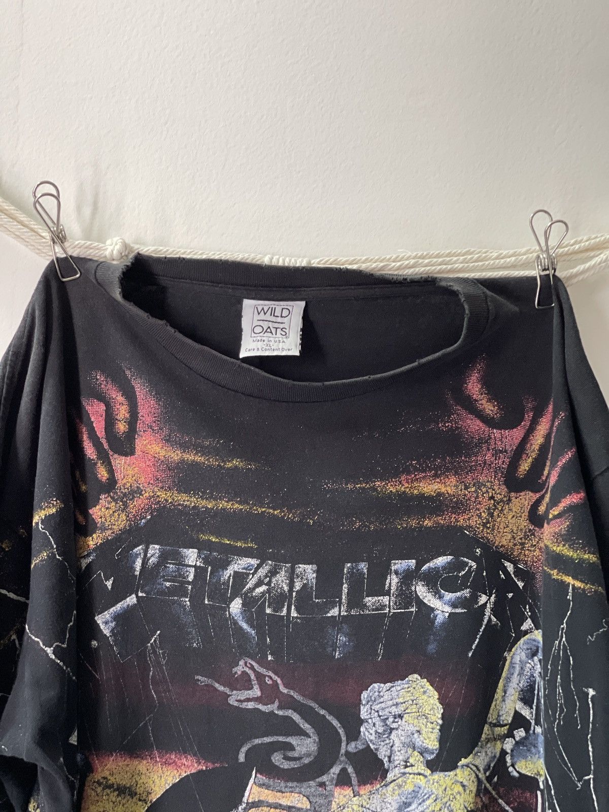 Band Tees × Vintage Vintage Metallica Size US XL / EU 56 / 4 - 3 Thumbnail