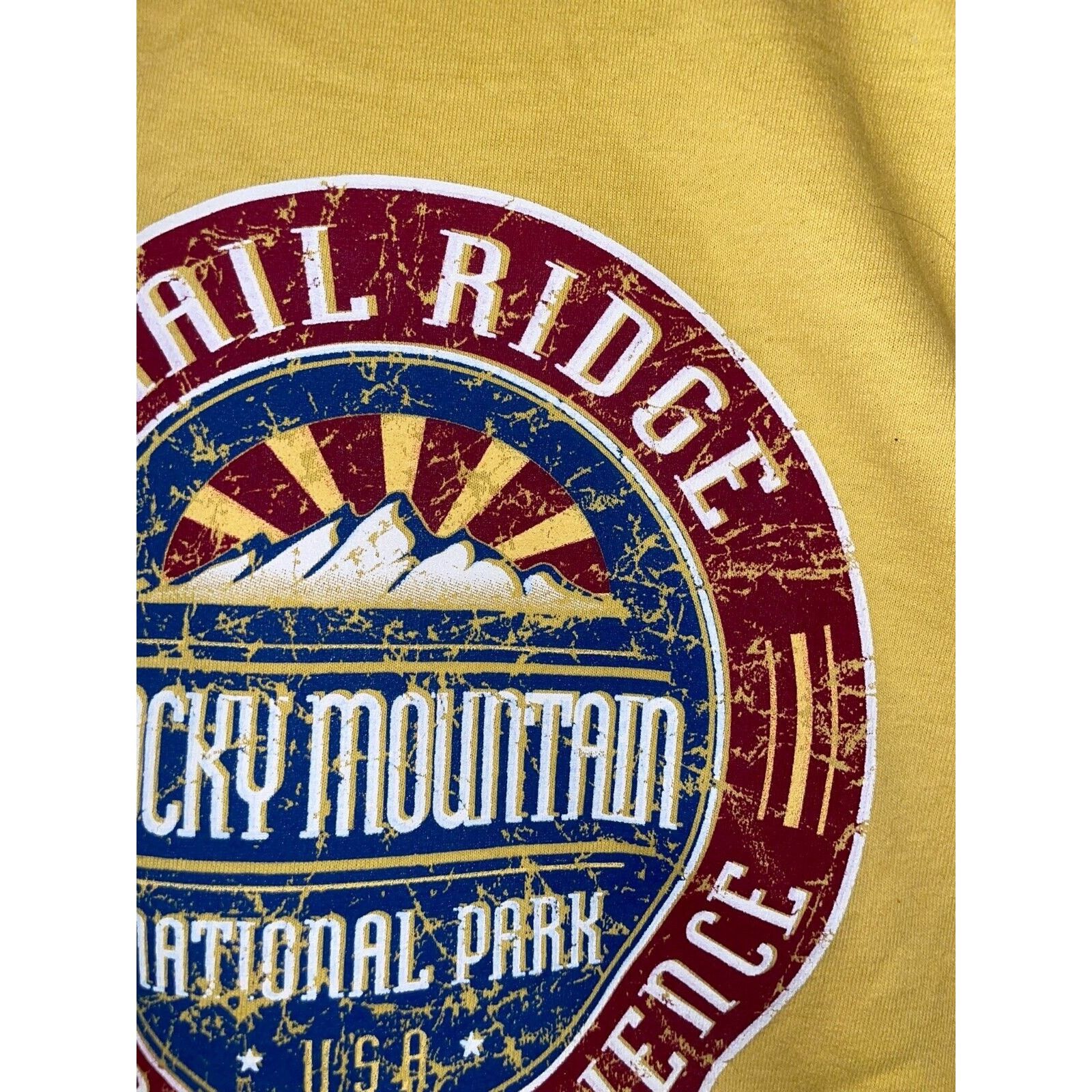 Anvil 90s Rocky Mountain Alpine Ski Yellow Shirt Long Sleeve Size US M / EU 48-50 / 2 - 7 Thumbnail
