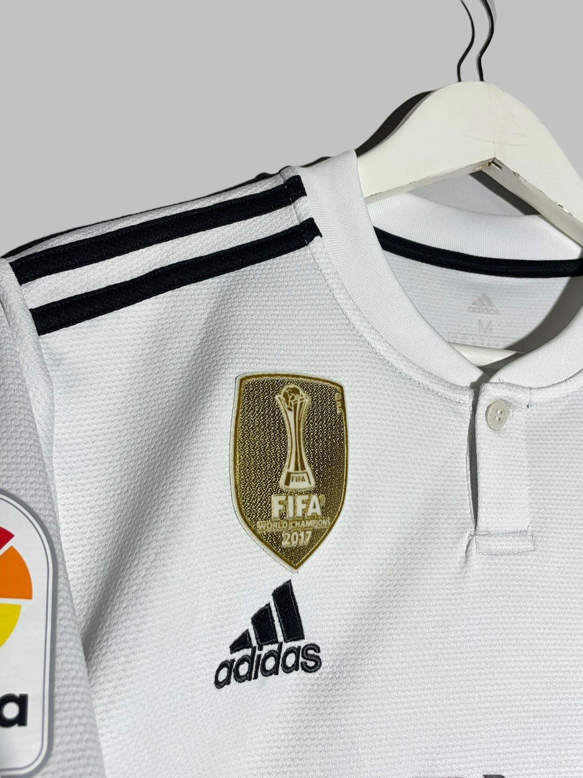 Adidas #20 Marco Asensio Real Madrid Adidas 2018/19 Home Jersey Size US M / EU 48-50 / 2 - 5 Thumbnail