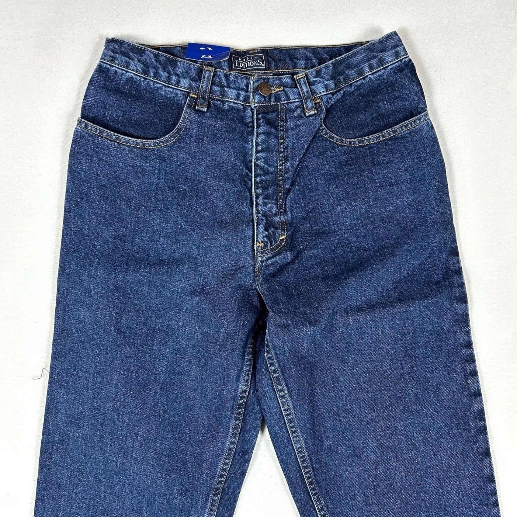 Basic Editions Basic Editions Jeans Men's Size 32x32 Blue Denim Mid Rise Straight NWT USA 5-Pocket Cotton Denim Regular 32in Inseam Mens Size US 32 / EU 48 - 3 Thumbnail