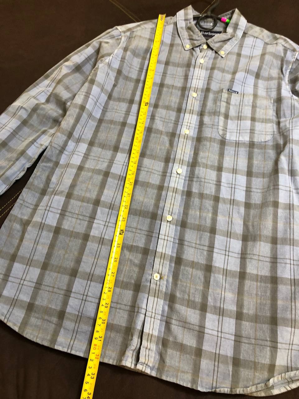 Barbour Barbour Men's Checkered Slim Fit Oxford Shirt Size US L / EU 52-54 / 3 - 8 Thumbnail