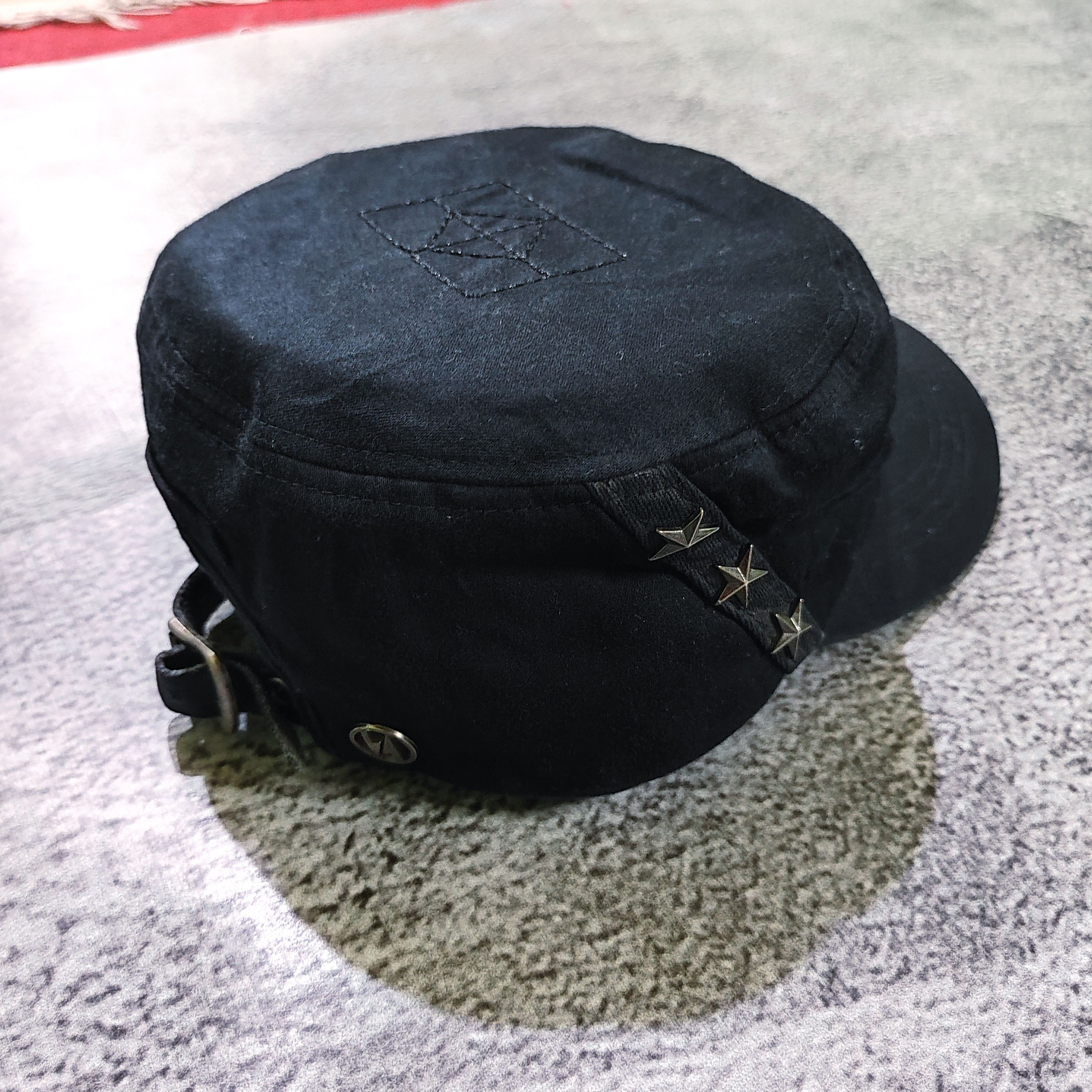 Japanese Brand H.Coustic Ditsetressed Patrol Caps Size ONE SIZE - 6 Thumbnail