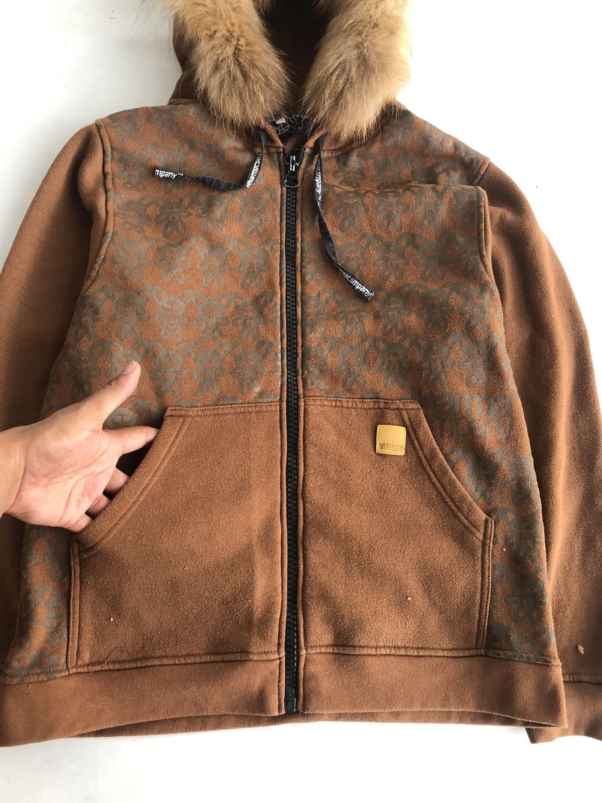 If Six Was Nine × Japanese Brand × Le Grande Bleu (L.G.B.) Japanese Poem Fur Hoodie ifsixwasnine lgb style Size US M / EU 48-50 / 2 - 3 Thumbnail