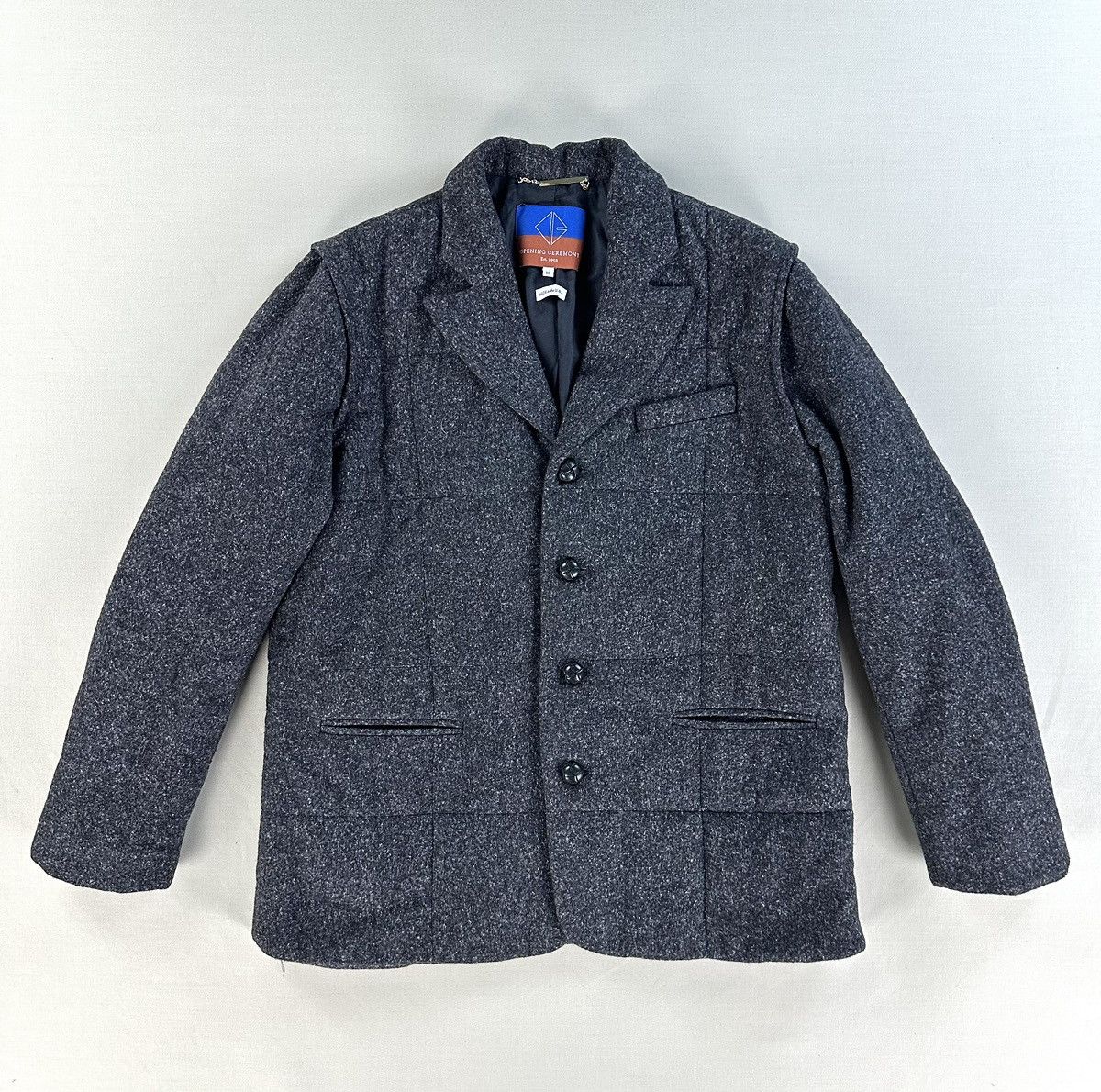 Opening Ceremony Wool Padded Coat Jacket Top Stitched