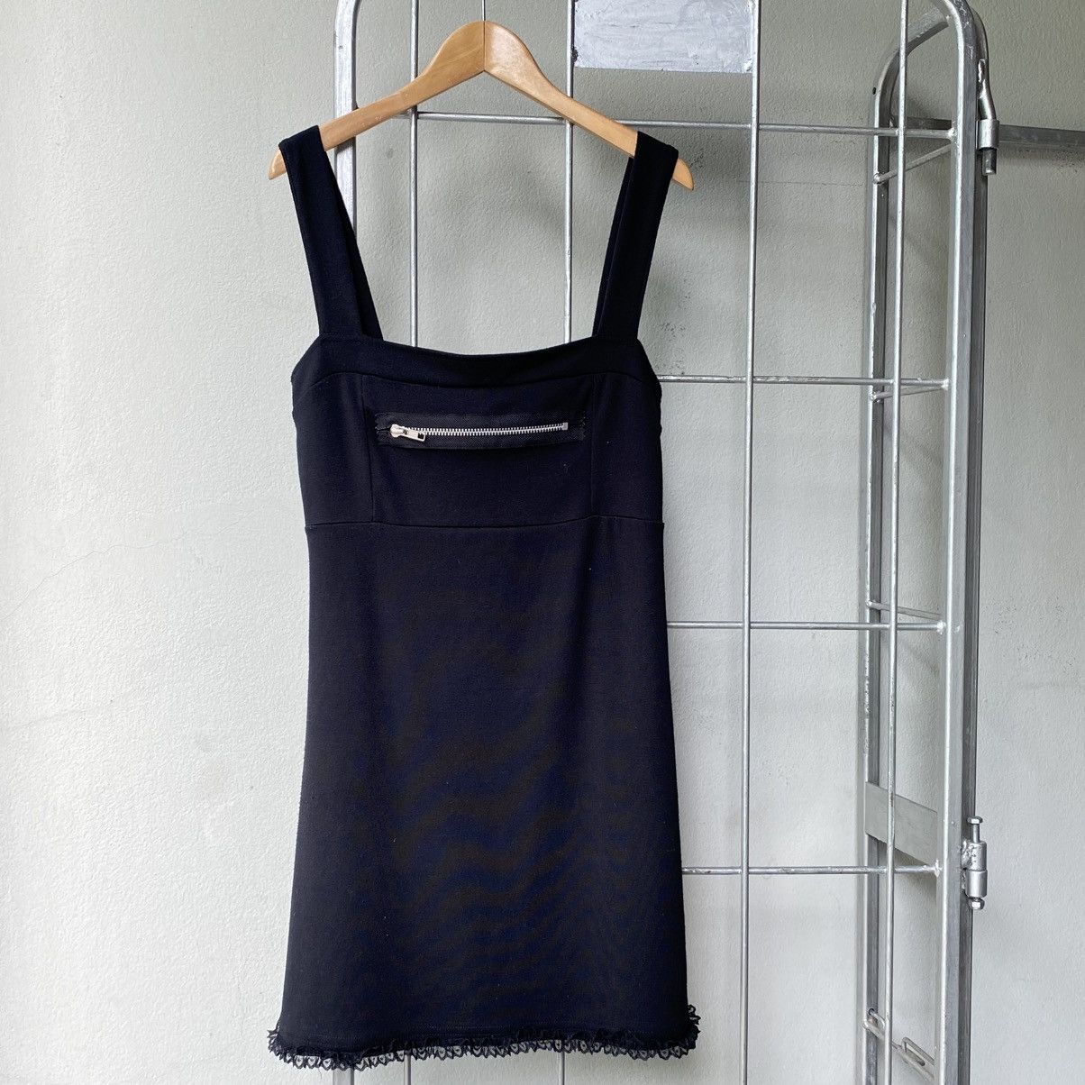 Japanese Brand × Seditionaries SEXY DYNAMITE. Black Mini Dress with Zipper Detail Size M / US 6-8 / IT 42-44 - 1 Thumbnail