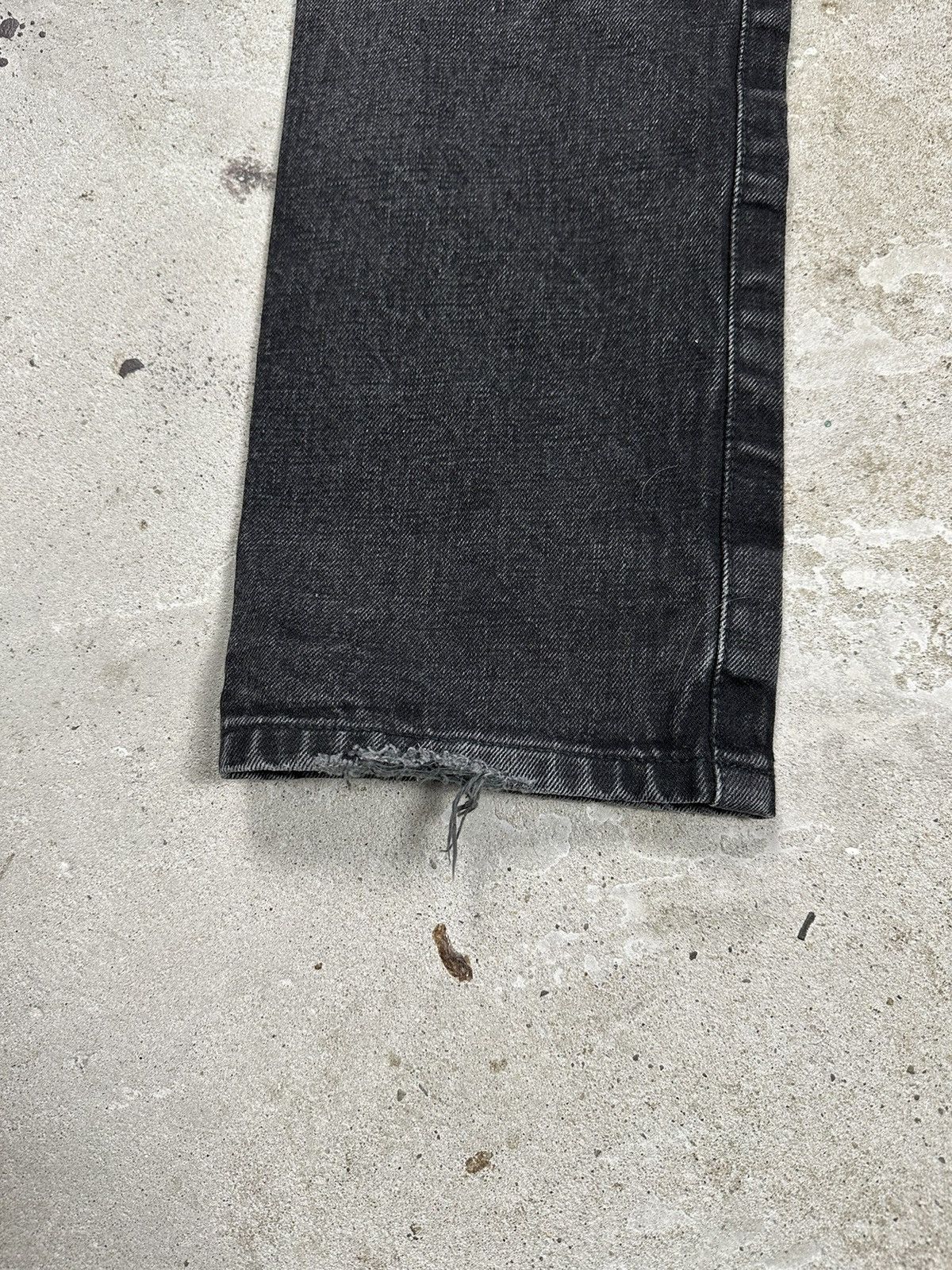 Schaeffers Garment Hotel Schaeffer’s Garment Hotel Black Washed Selvedge Denim Pants Size US 30 / EU 46 - 11 Thumbnail