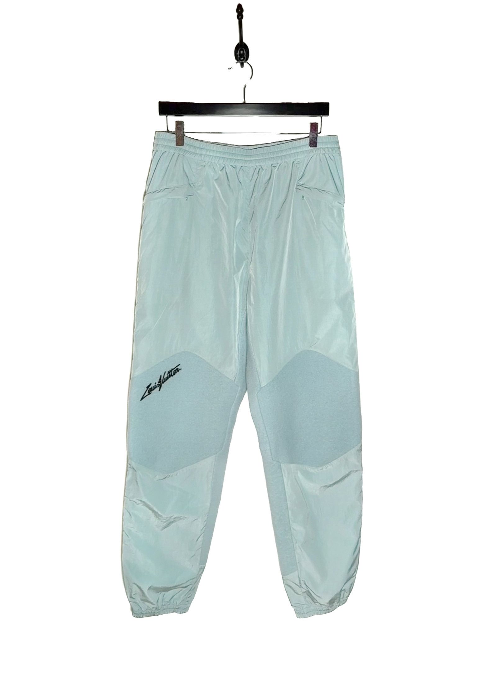 Louis Vuitton Louis Vuitton SS23 Teal Mix Material Wool Blend Track Pants Size US 36 / EU 52 - 1 Thumbnail