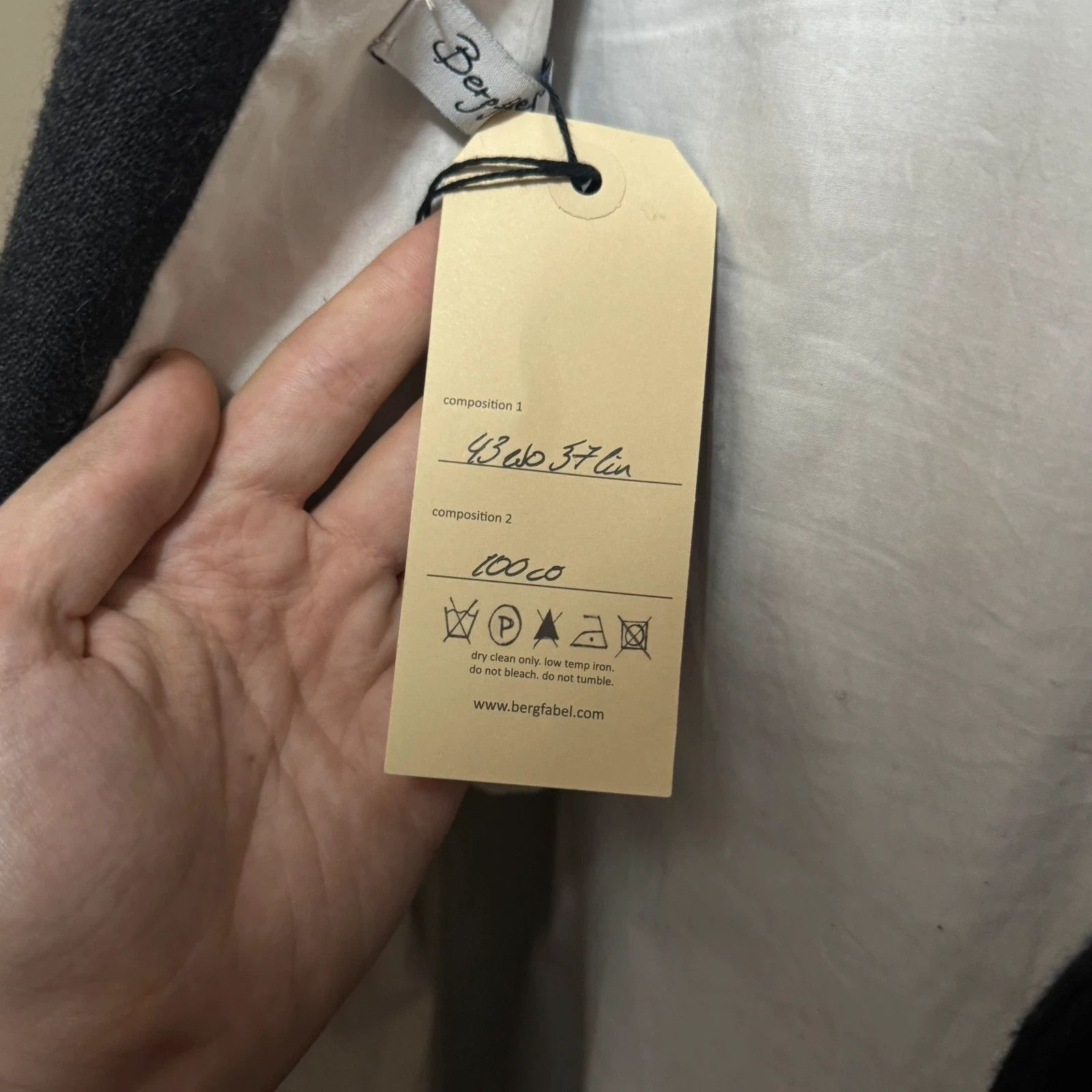 Bergfabel Bergfabel hell coat wool linen blend Size L / US 10 / IT 46 - 6 Thumbnail