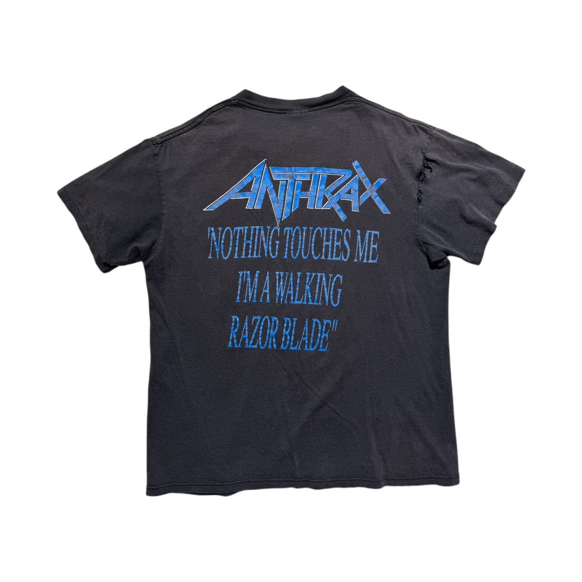 Vintage 1990 anthrax “in my world” vintage tee Size US L / EU 52-54 / 3 - 2 Thumbnail