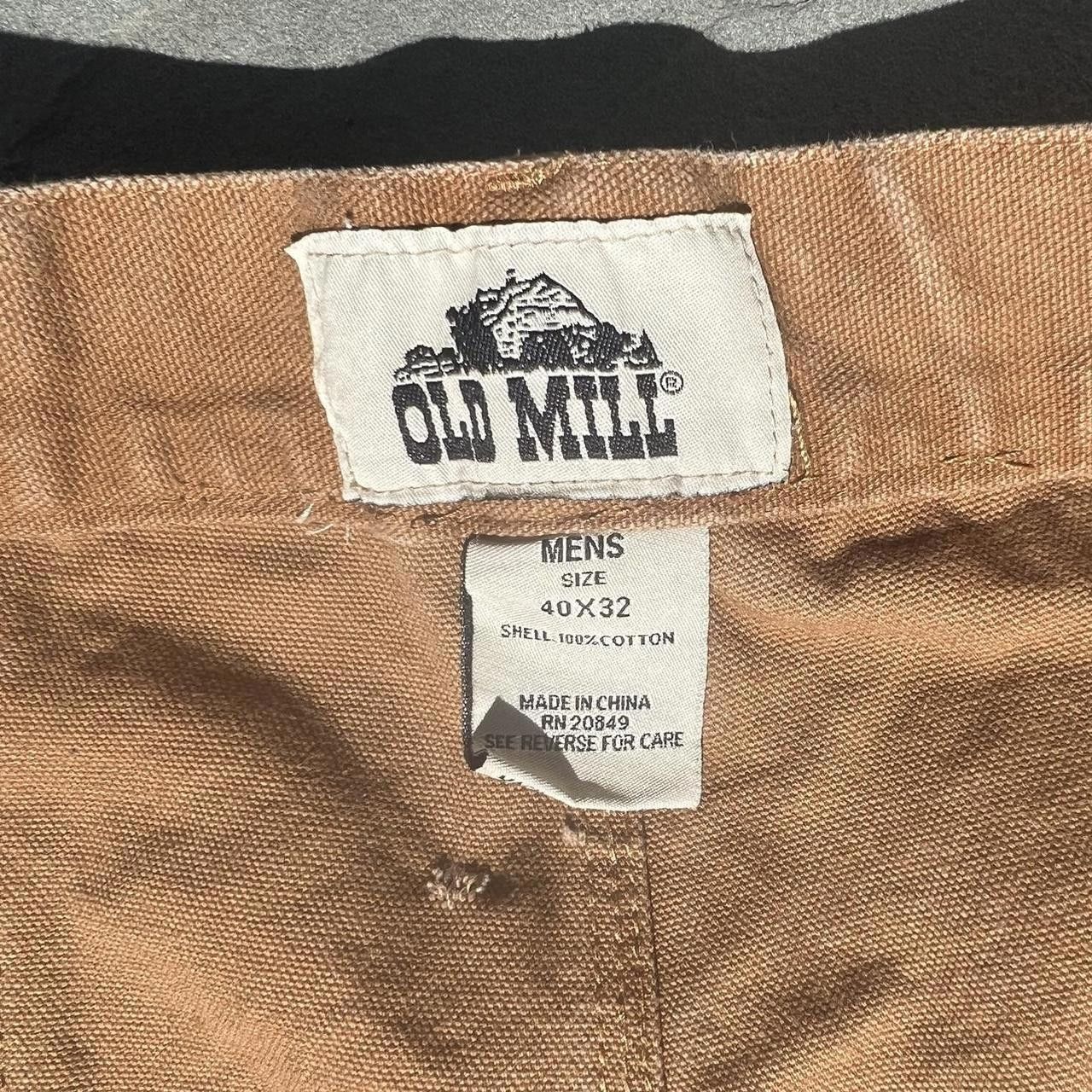 Other Y2K Brown Canvas Carpenter Utility Work Pants Size US 40 / EU 56 - 3 Thumbnail