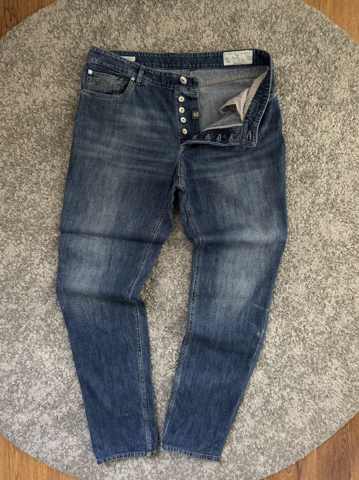 Brunello Cucinelli Brunello Cucinelli denim trousers hose pants Size US 36 / EU 52 - 1 Thumbnail