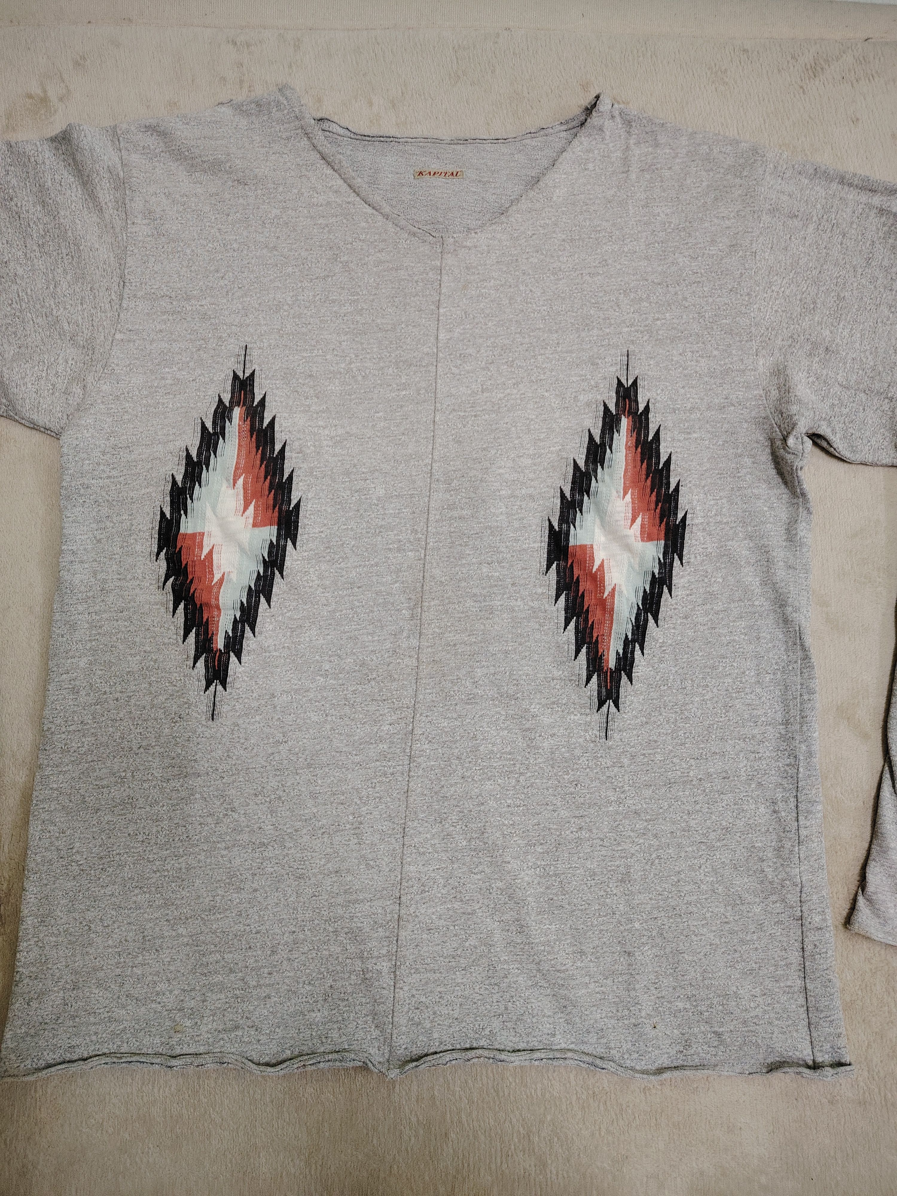 Kapital Distressed Kapital Native Ortega Collared Long Sleeve Size US L / EU 52-54 / 3 - 3 Thumbnail