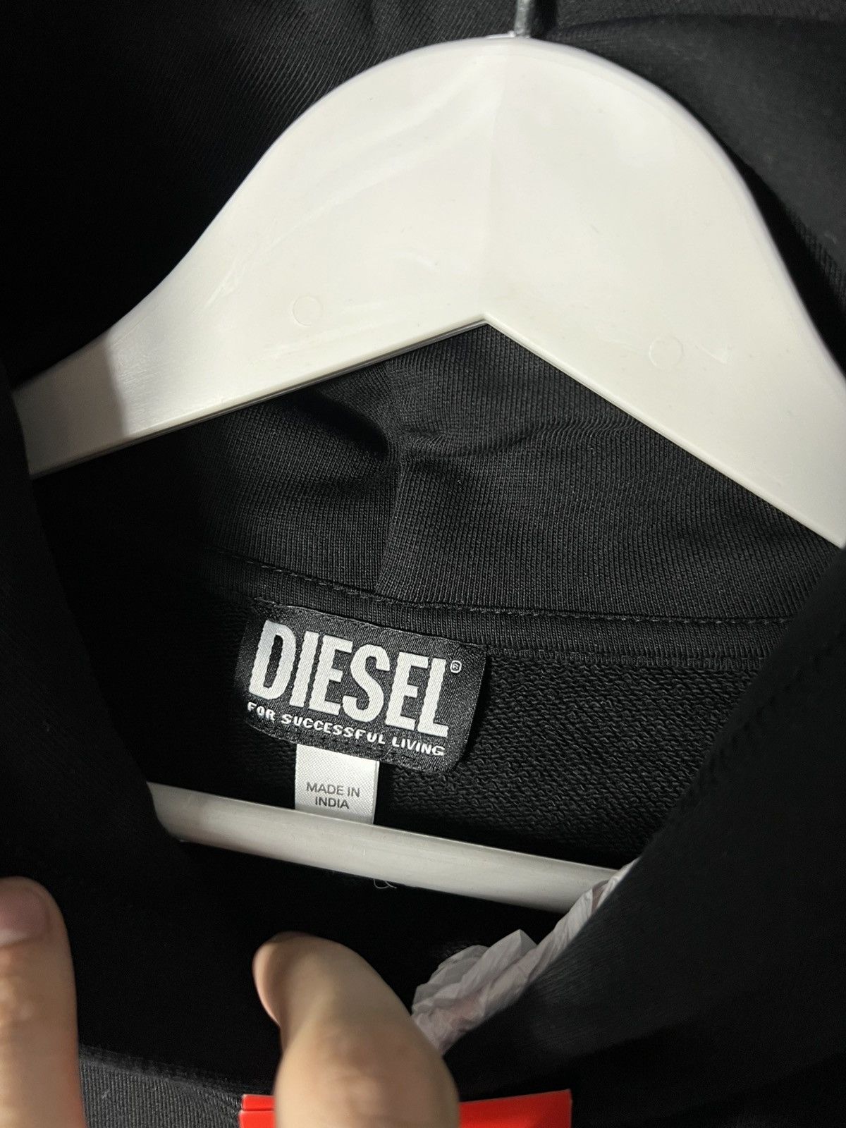Diesel 🔥 NWT Diesel “Alternative Detox” Graphic Hoodie Black Size M Size US M / EU 48-50 / 2 - 9 Thumbnail