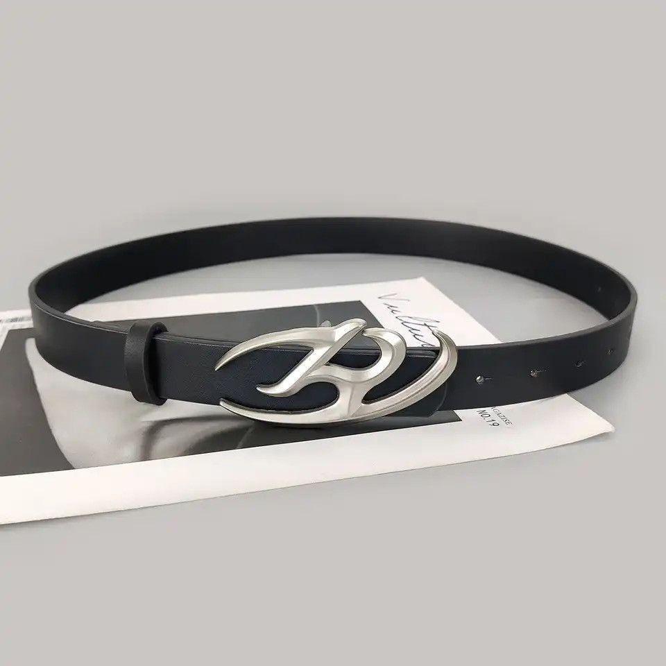 Leather Punk Torn Star PU Leather Belt Size ONE SIZE - 7 Thumbnail