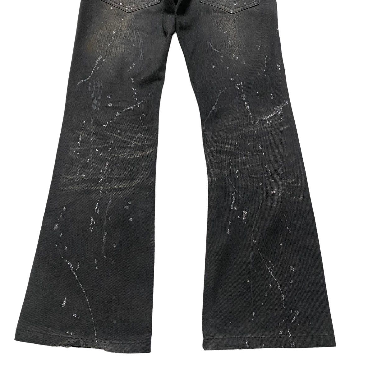 Japanese Brand Japanese Brand K.U.I Denim Flares Coated Distressed Jeans Size US 28 / EU 44 - 14 Thumbnail