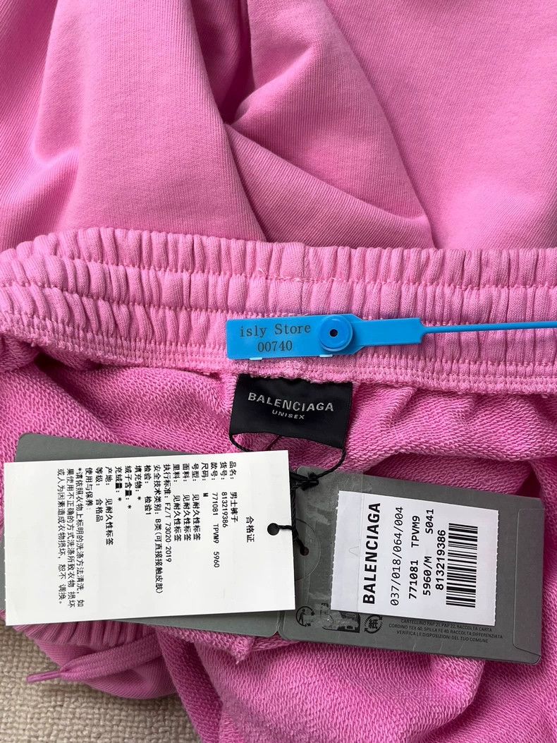 Balenciaga Balenciaga size M Solid Logo printed mid-waist slacks Size US 28 / EU 44 - 4 Thumbnail