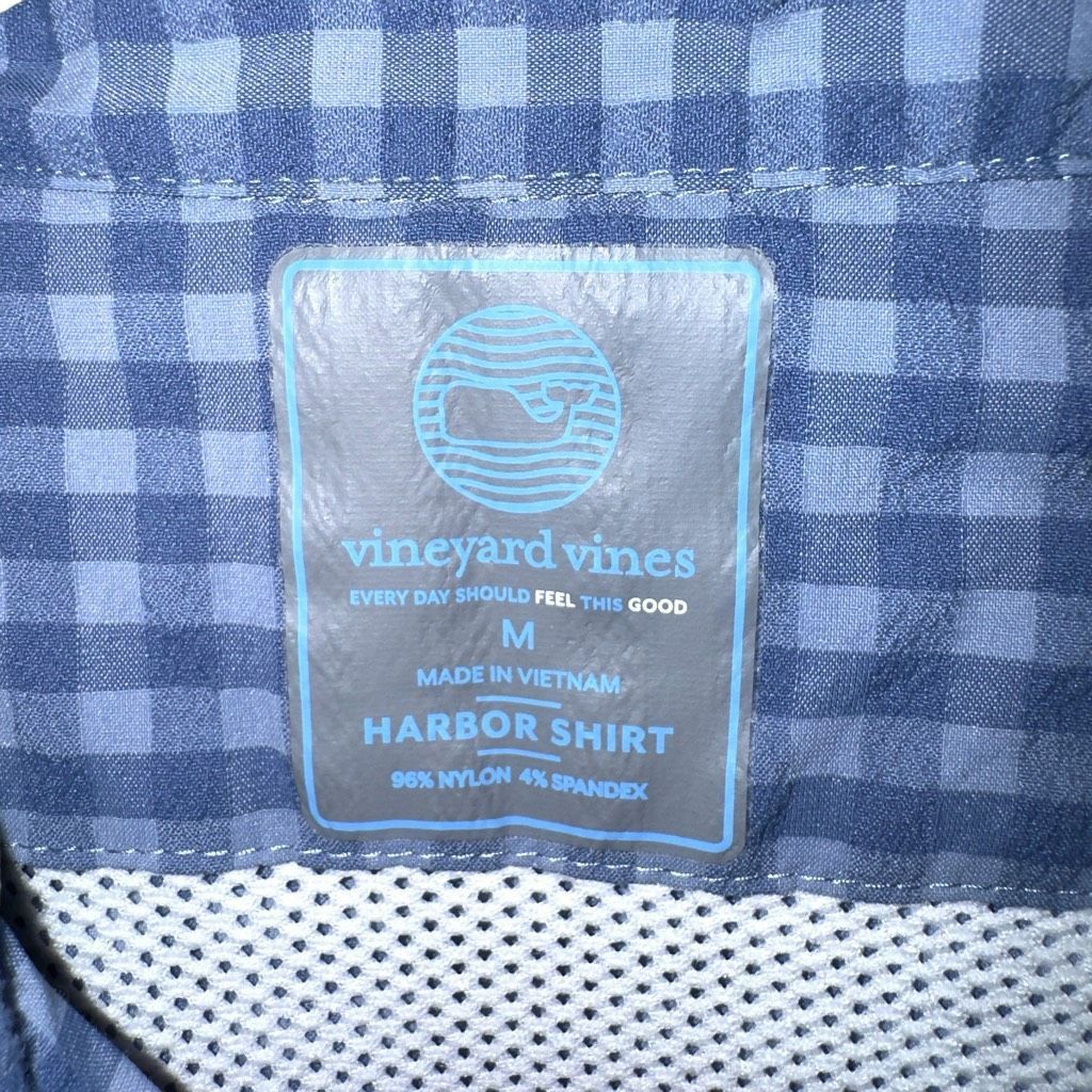 Vineyard Vines Vineyard Vines Blue Check Performance Harbor Shirt Men’s Sz Size US M / EU 48-50 / 2 - 2 Thumbnail