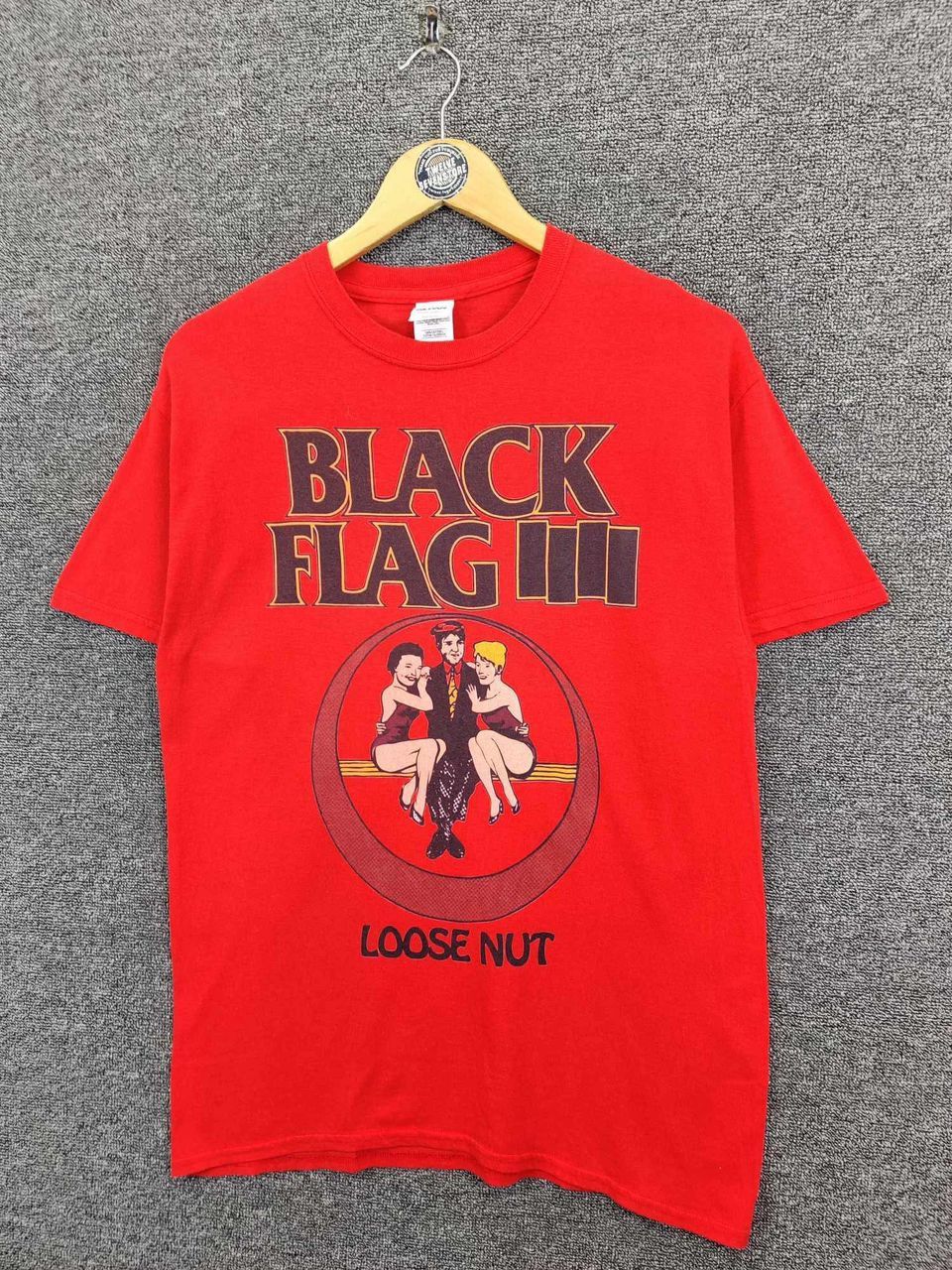 Band Tees Black Flag Loose Nut Rock Band Tee Tshirt Size US M / EU 48-50 / 2 - 2 Thumbnail
