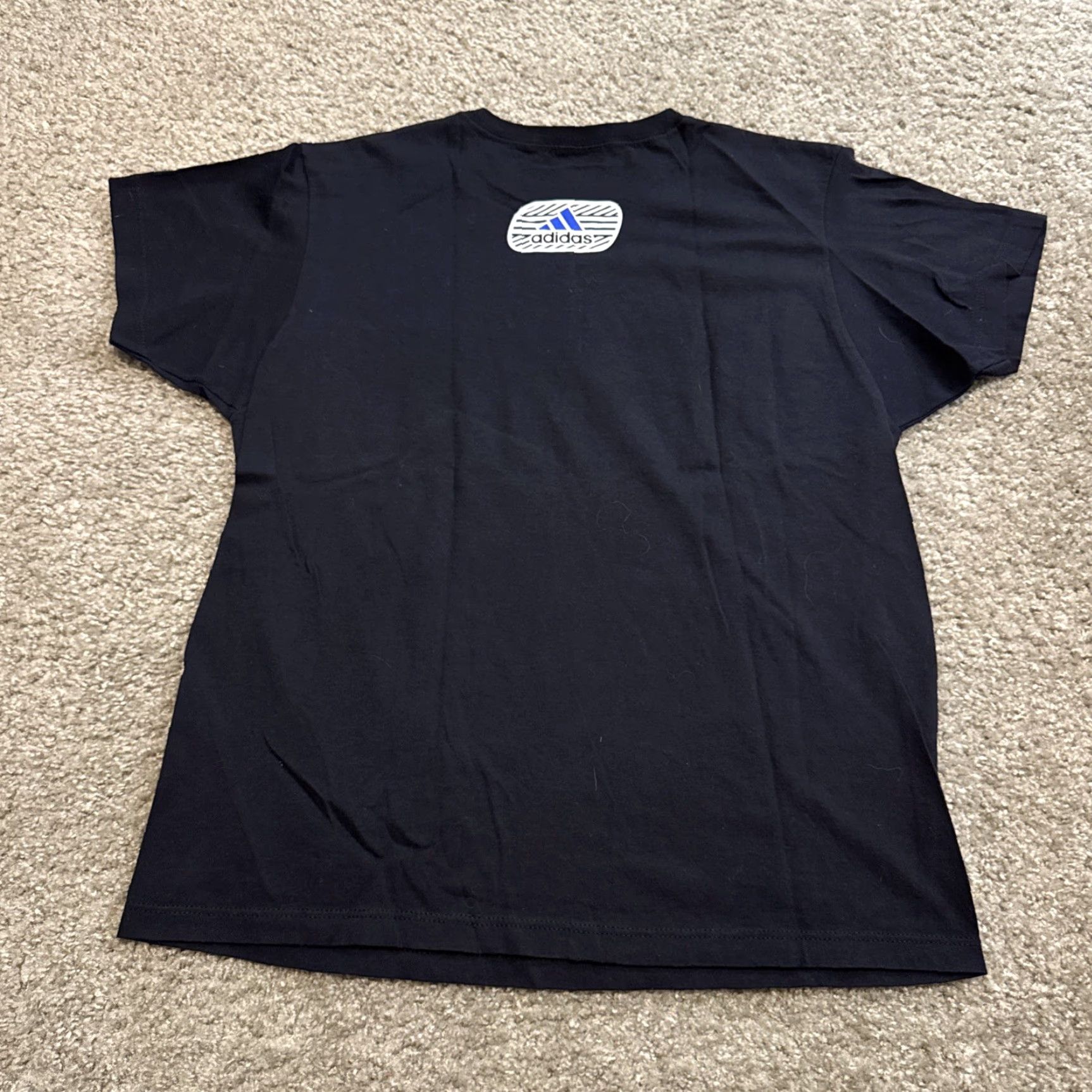 Adidas VINTAGE adidas T-Shirt Men Medium Black 90s Let Your Game Talk Shirt Mens Size US M / EU 48-50 / 2 - 5 Thumbnail