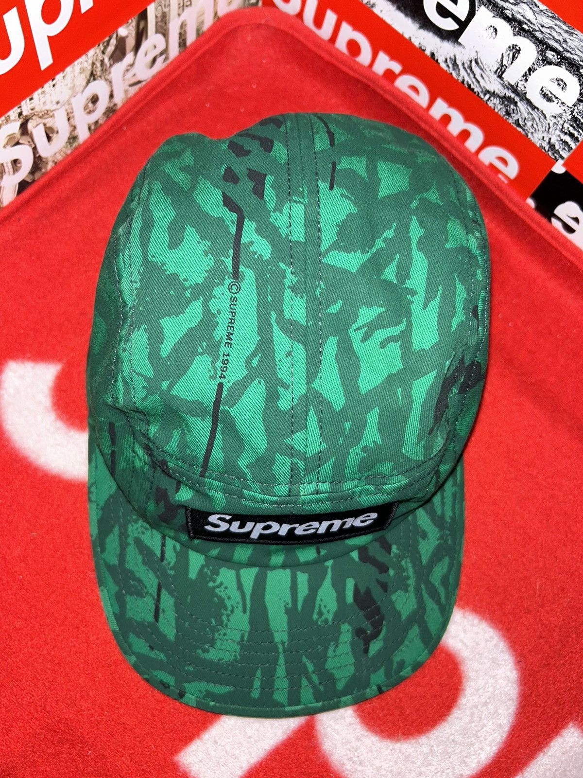 Supreme Supreme Reed Camp Cap Green SS13 Size ONE SIZE - 2 Thumbnail
