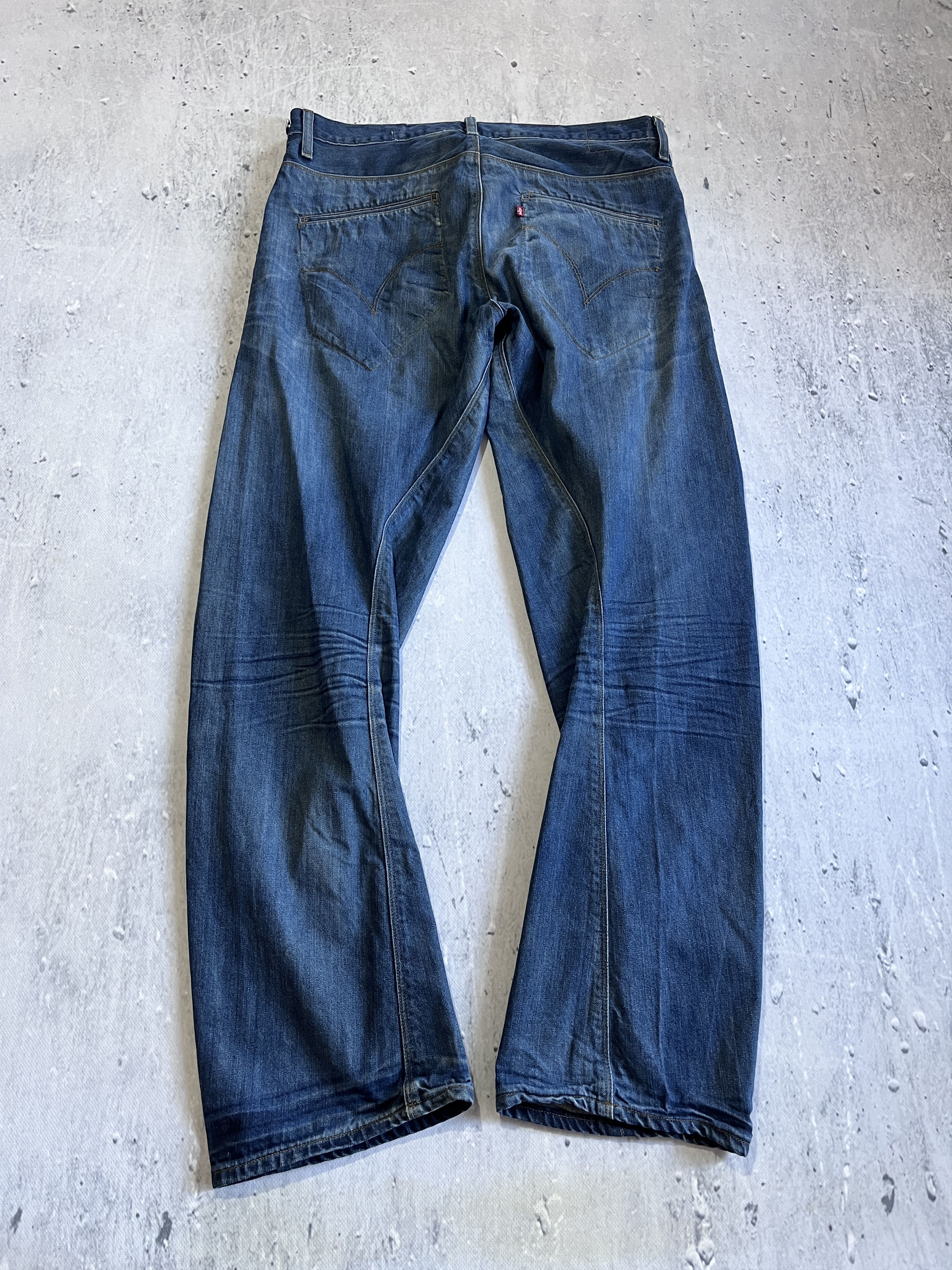 Levi's LEVI'S ENGINEERED JEANS 2009 TWISTED LEG VINTAGE Y2K DENIM Size US 33 - 2 Thumbnail
