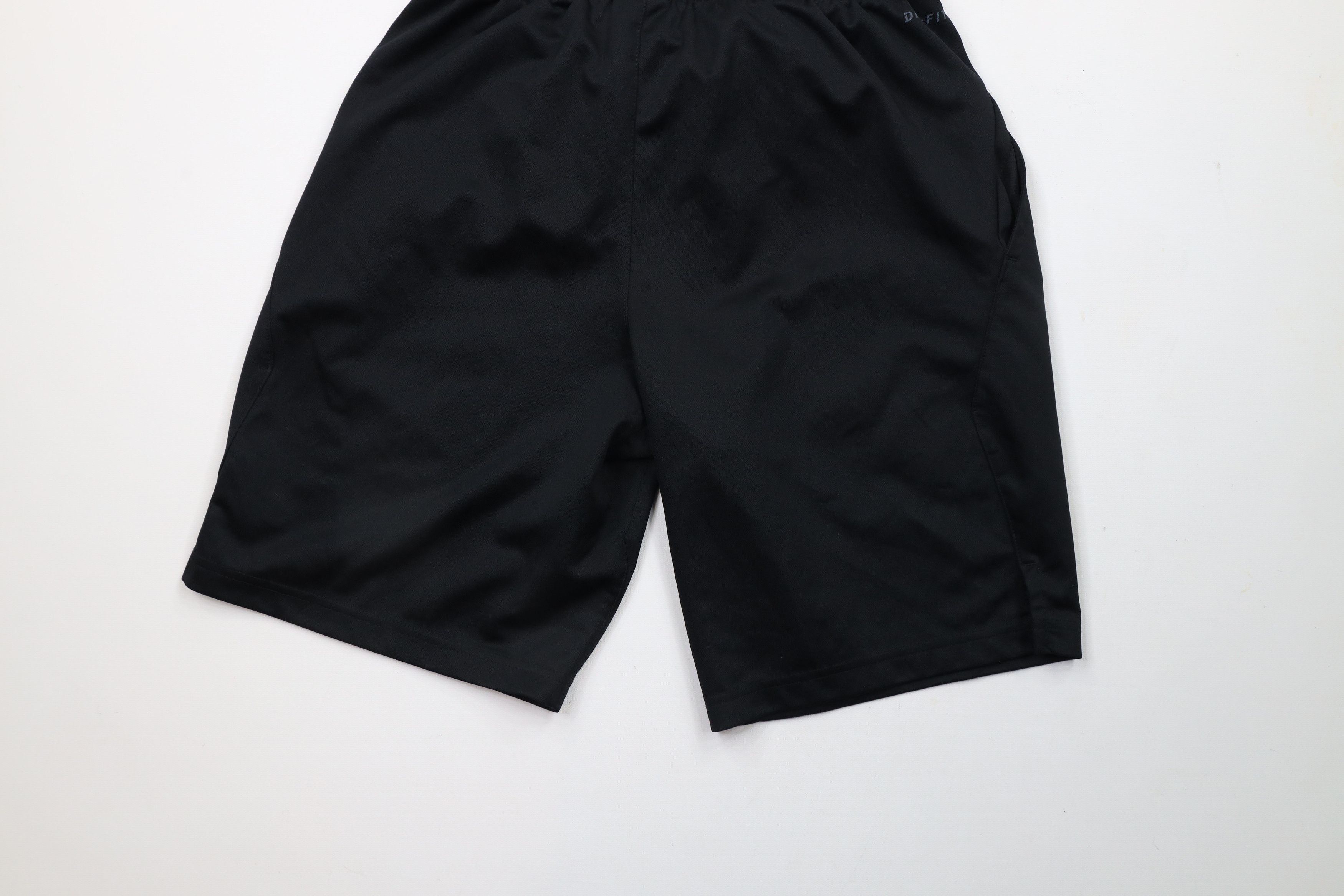 Nike × Vintage Vintage Nike Big Swoosh Above Knee Training Shorts Black Size US 30 / EU 46 - 10 Thumbnail