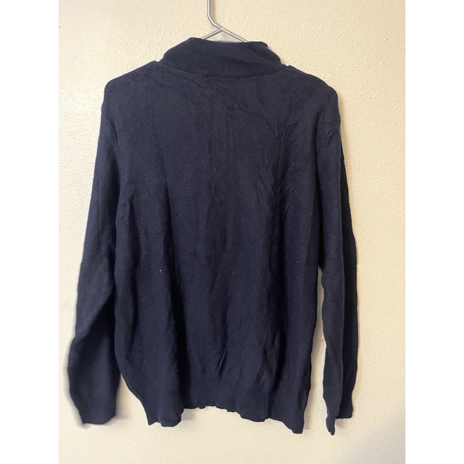 Vineyard Vines Vineyard Vines 1/4 Zip Sweater Pullover Men XL Blue Wool/Cashmere Mock Neck Long Sleeve Zip Keep demais? Size US XL / EU 56 / 4 - 2 Thumbnail