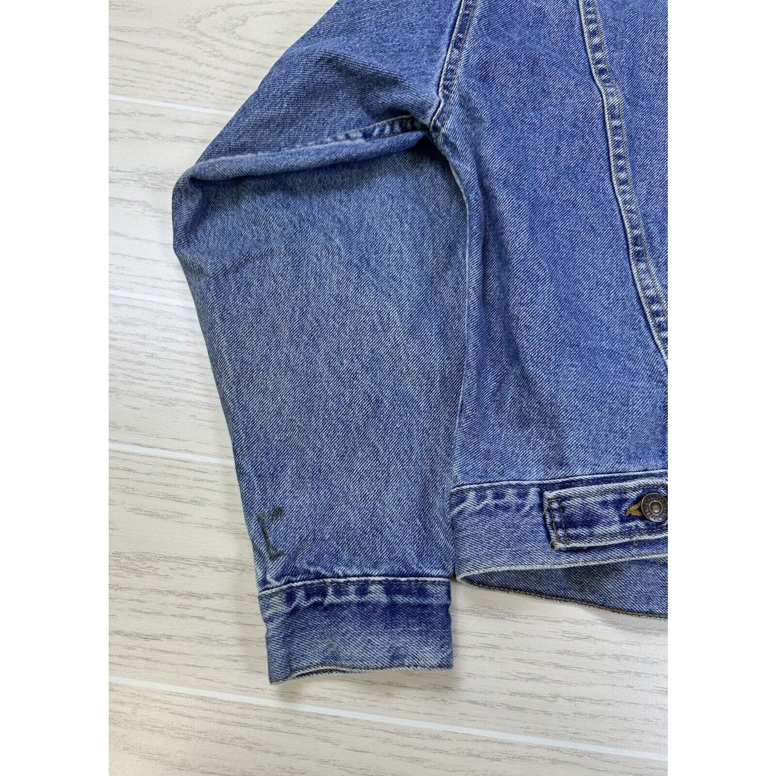 Levi's × Vintage Vintage 57598 White Tab Levi Denim Jacket Size US XL / EU 56 / 4 - 8 Thumbnail